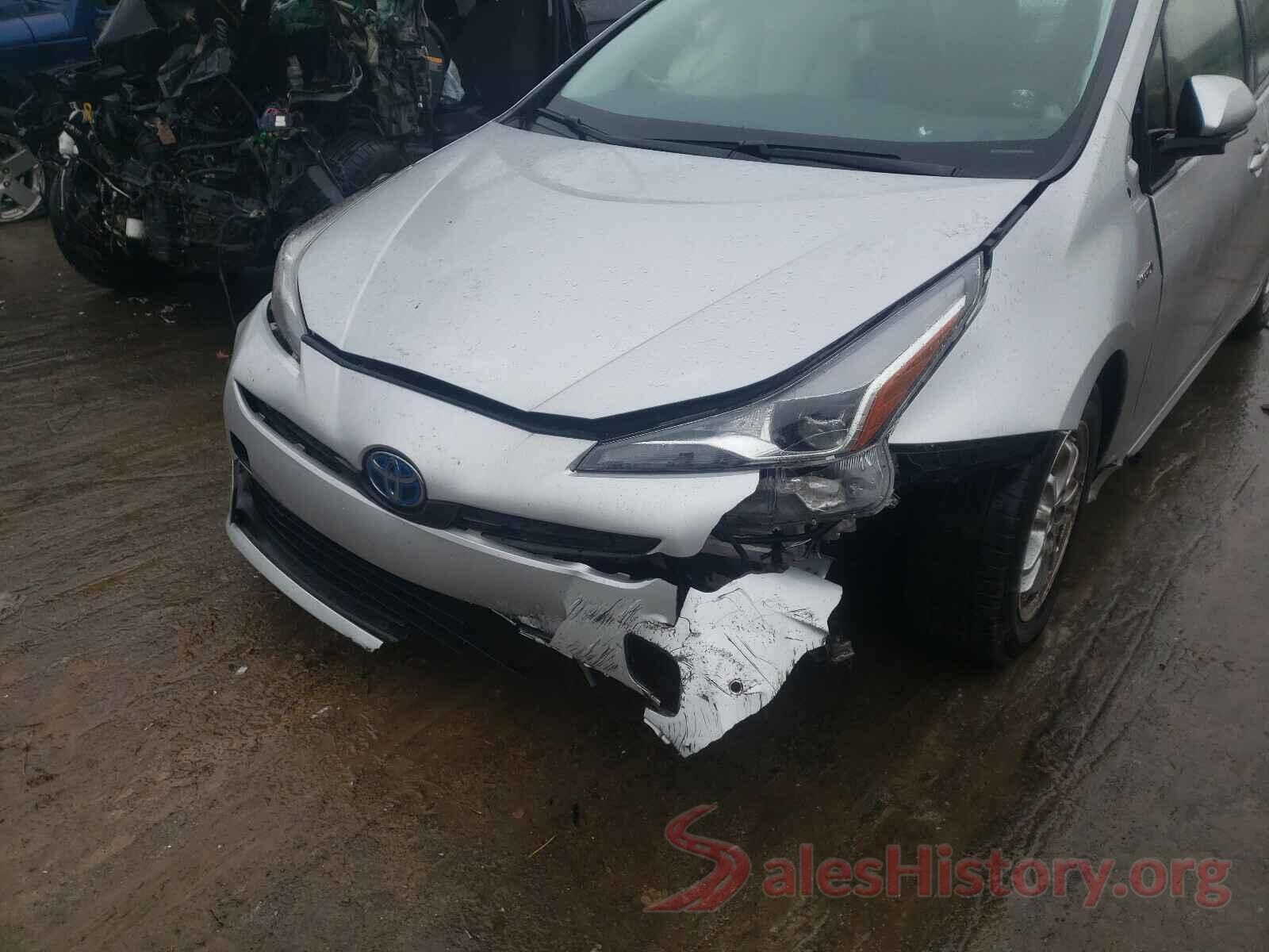 JTDKARFU1K3070418 2019 TOYOTA PRIUS