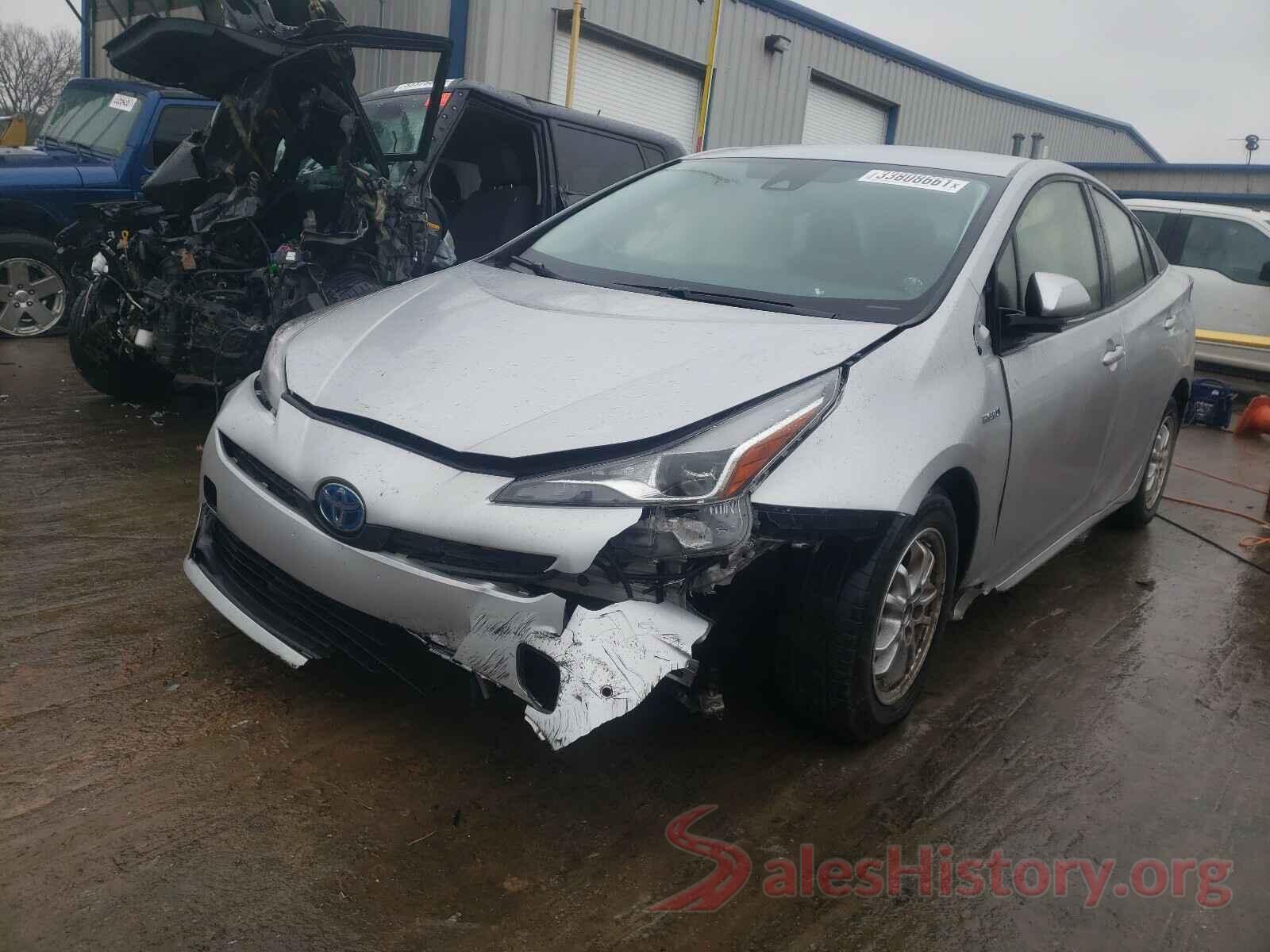 JTDKARFU1K3070418 2019 TOYOTA PRIUS