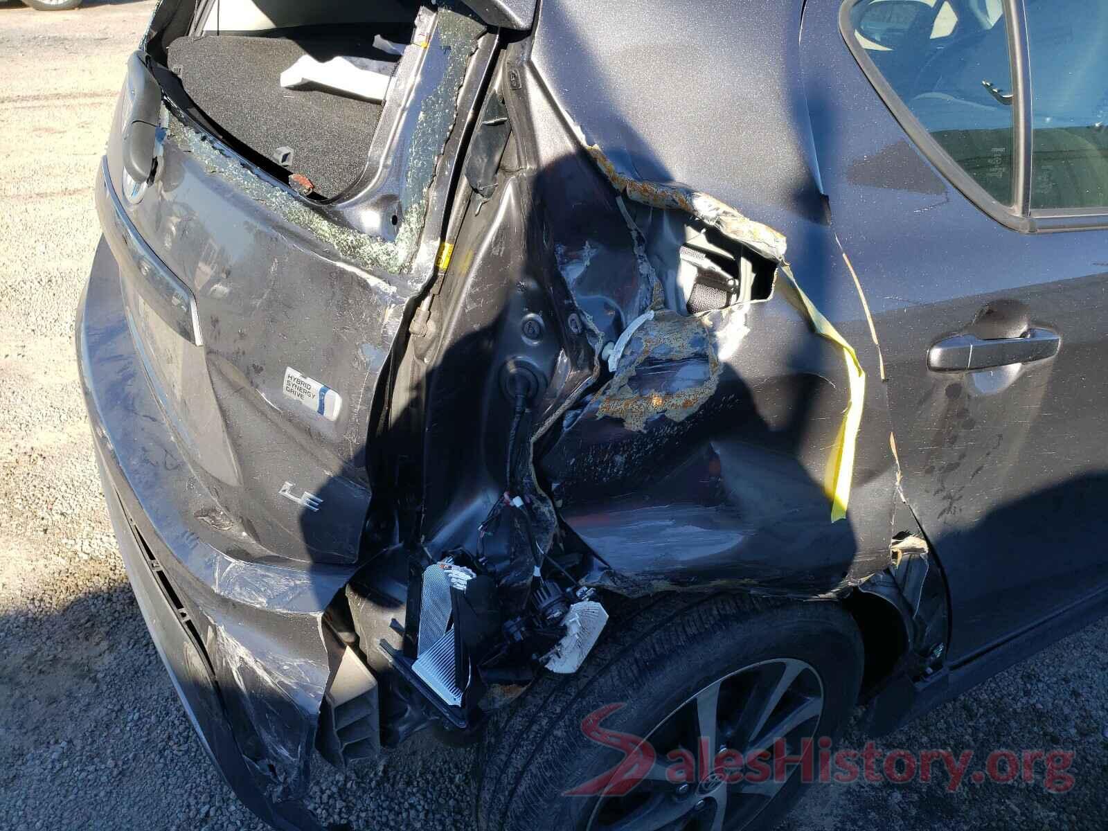 JTDKDTB36K1625134 2019 TOYOTA PRIUS