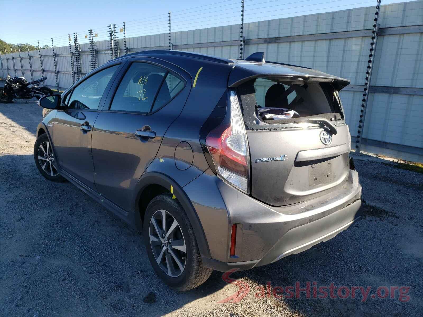 JTDKDTB36K1625134 2019 TOYOTA PRIUS