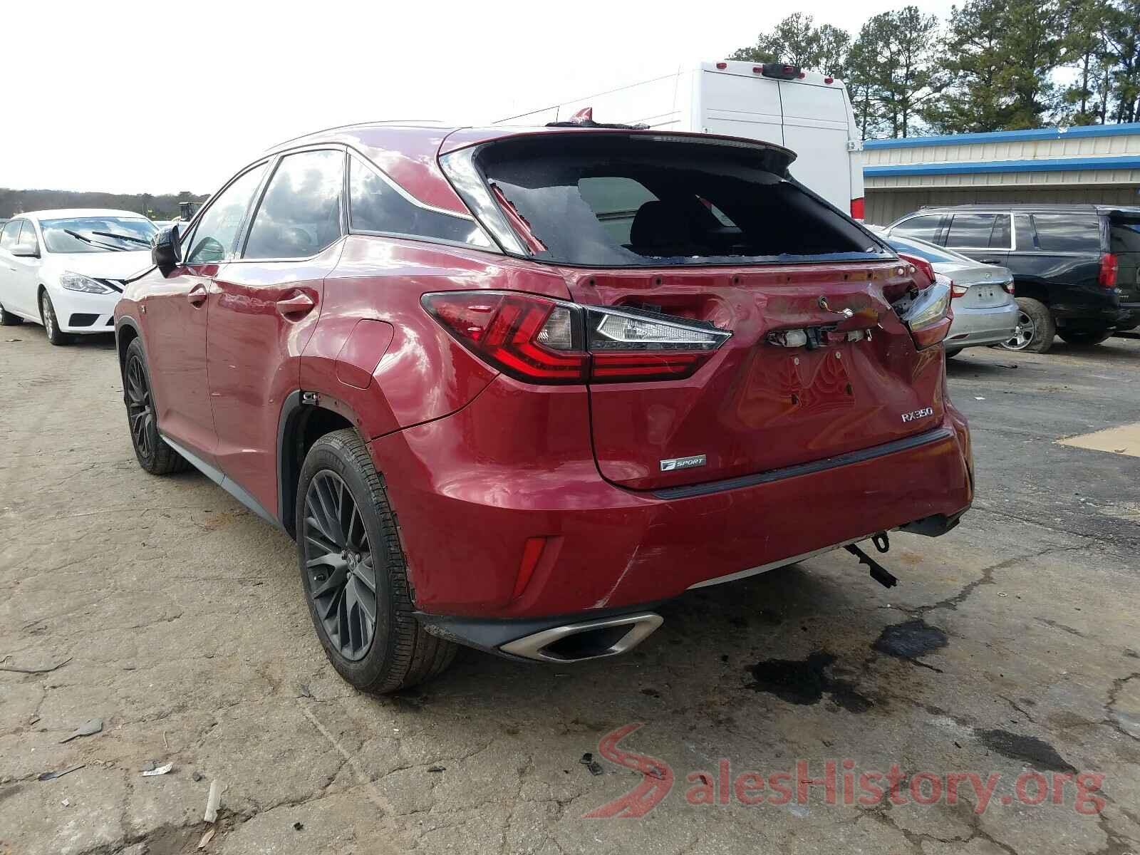 2T2BZMCA2GC001530 2016 LEXUS RX350