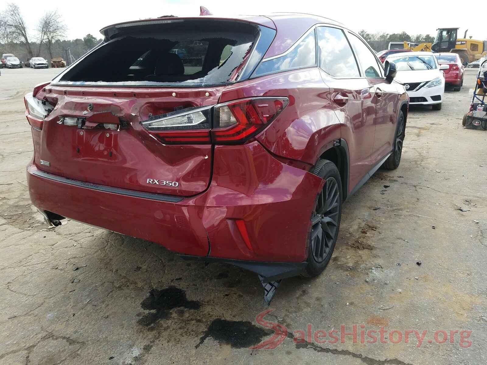 2T2BZMCA2GC001530 2016 LEXUS RX350