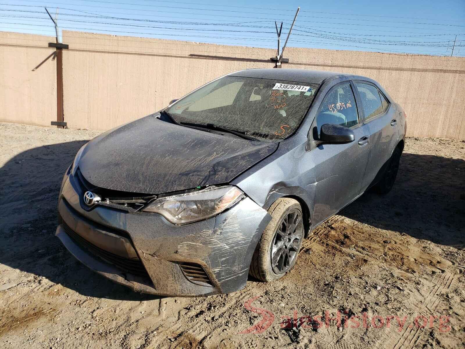 5YFBURHE0GP502864 2016 TOYOTA COROLLA