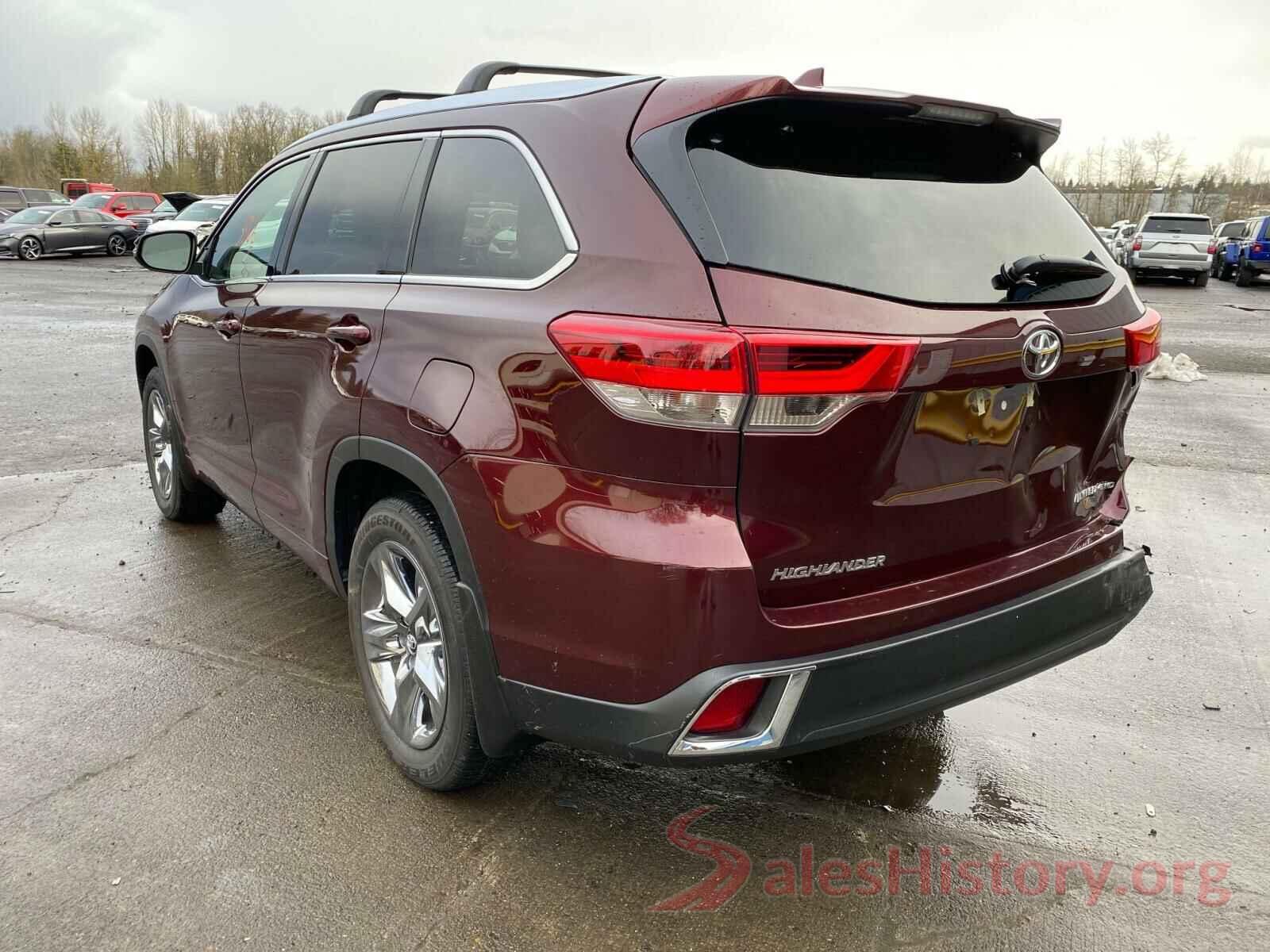 5TDDZRFH6KS997806 2019 TOYOTA HIGHLANDER