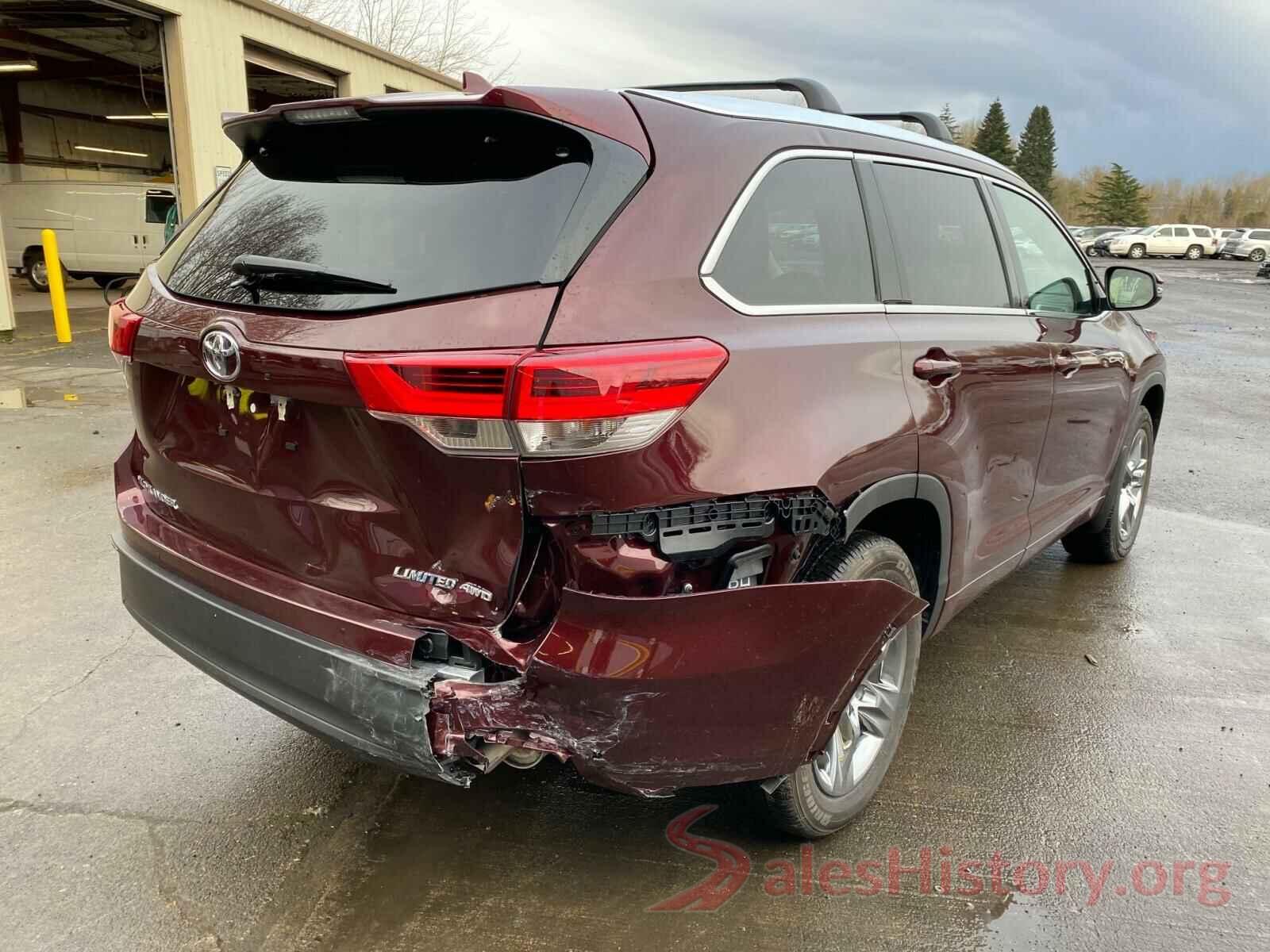 5TDDZRFH6KS997806 2019 TOYOTA HIGHLANDER