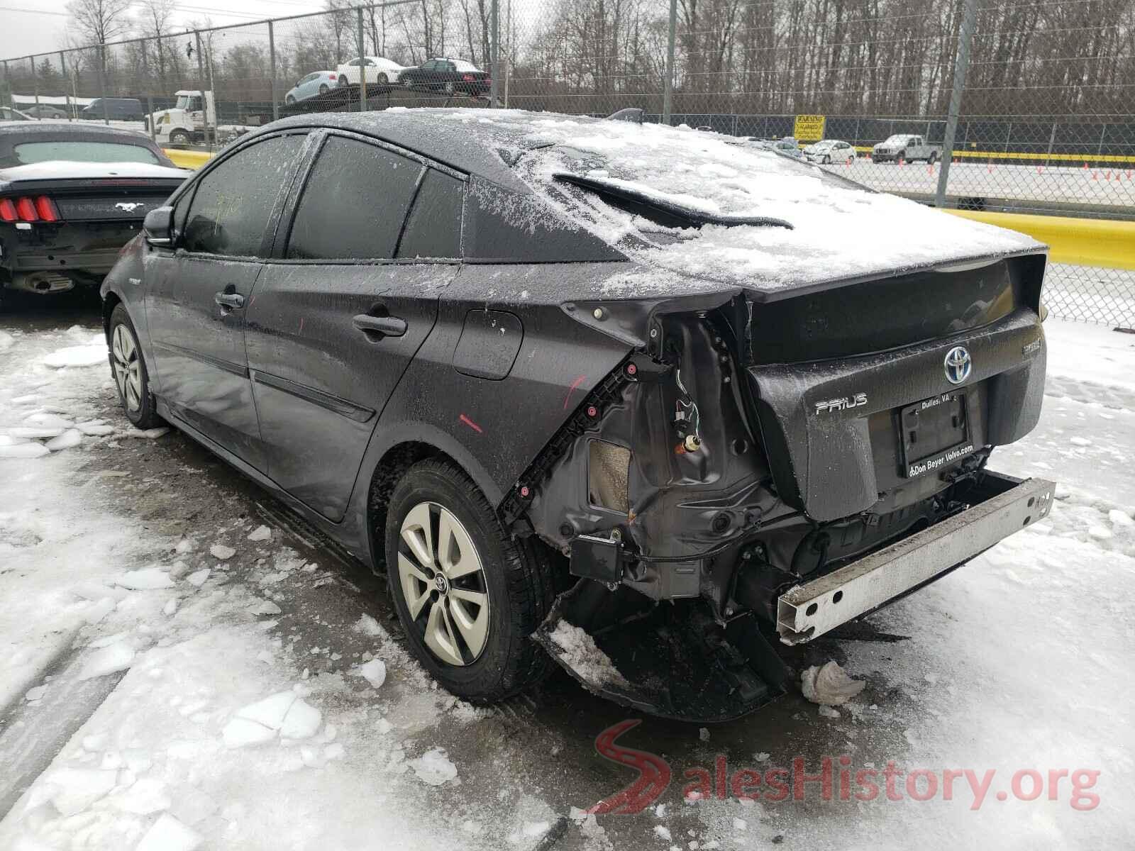 JTDKARFU3G3501283 2016 TOYOTA PRIUS