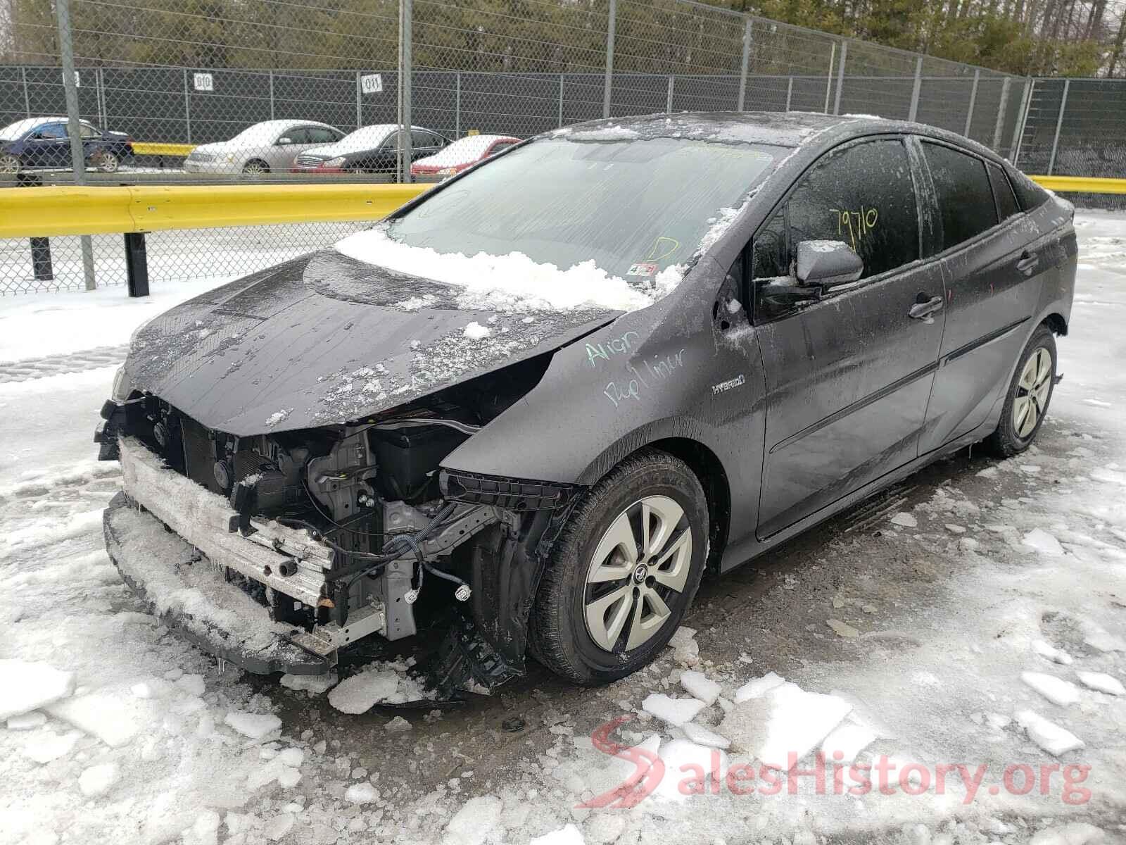 JTDKARFU3G3501283 2016 TOYOTA PRIUS