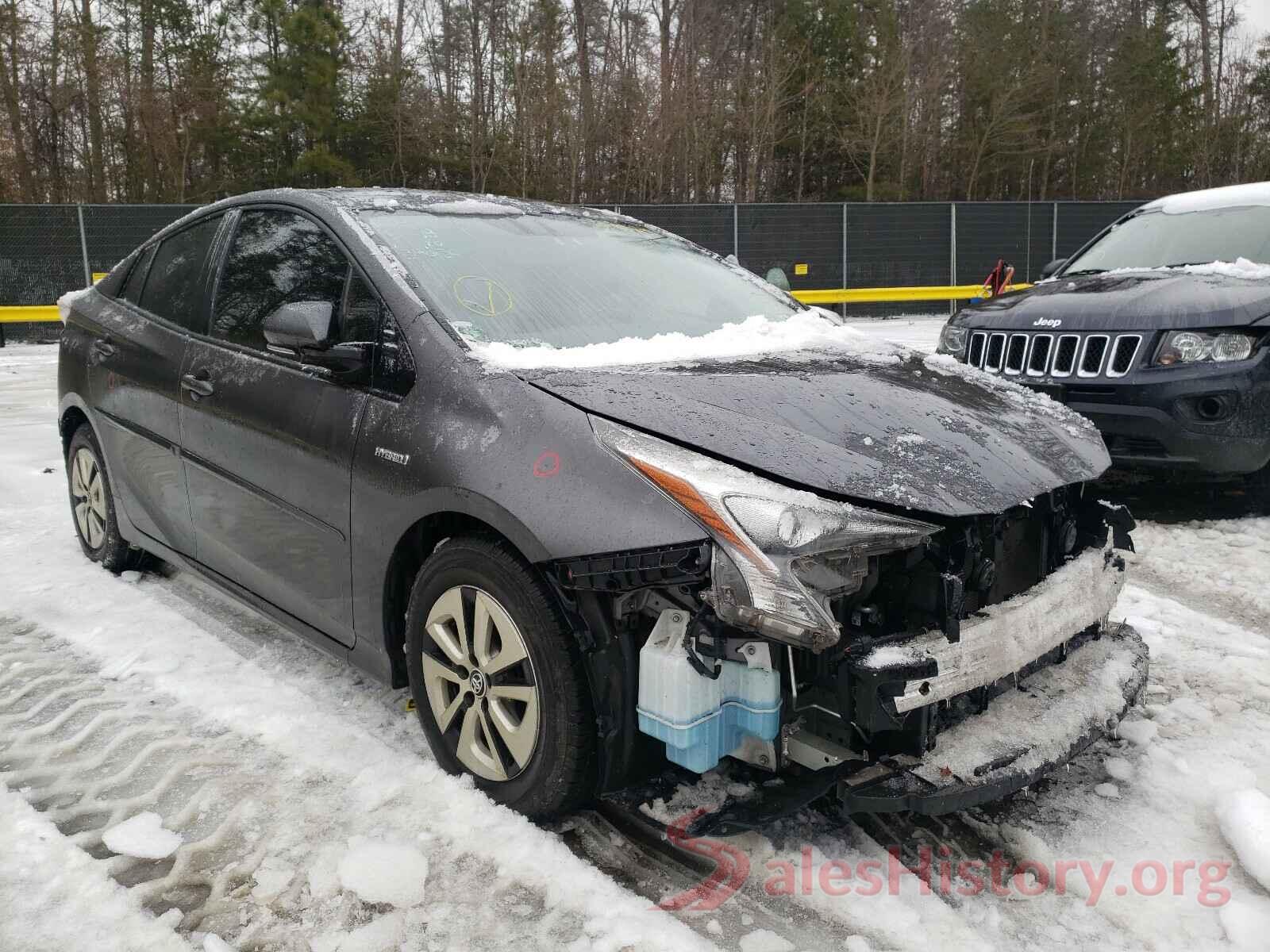 JTDKARFU3G3501283 2016 TOYOTA PRIUS