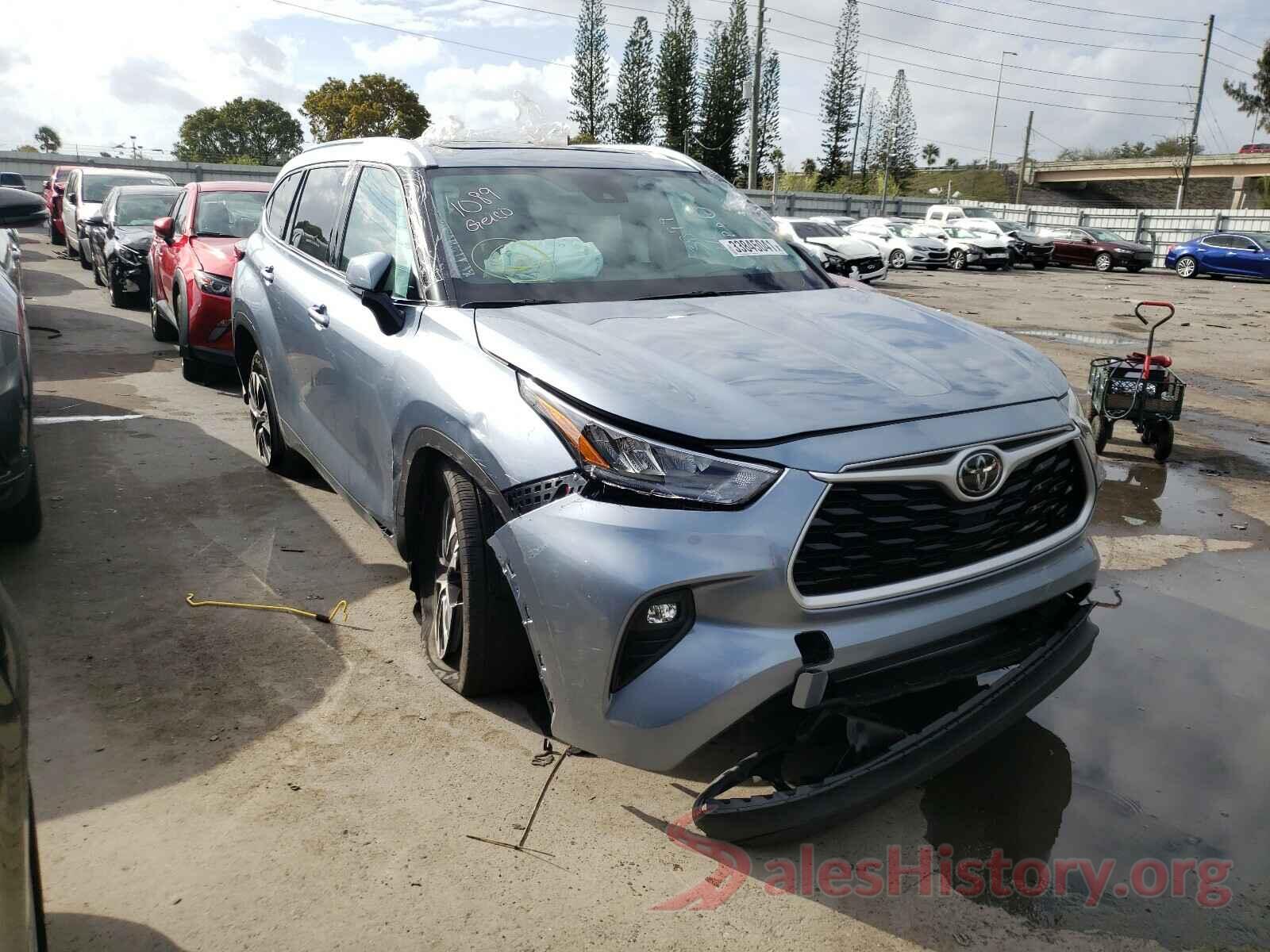 5TDGZRAH5LS003894 2020 TOYOTA HIGHLANDER