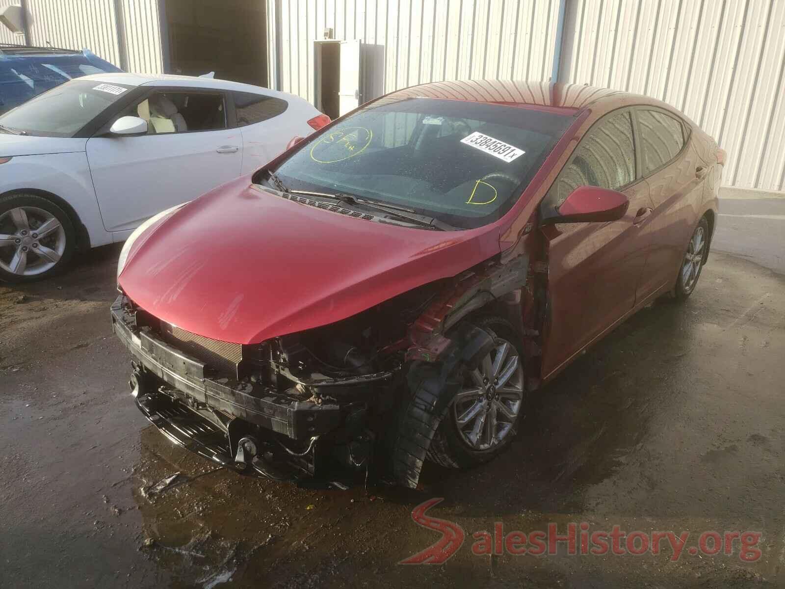 5NPDH4AE0GH655297 2016 HYUNDAI ELANTRA