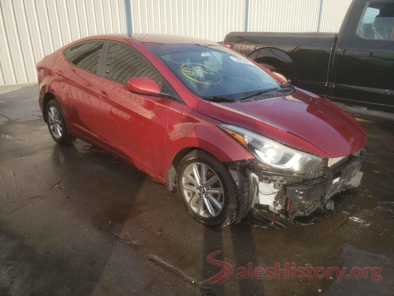 5NPDH4AE0GH655297 2016 HYUNDAI ELANTRA