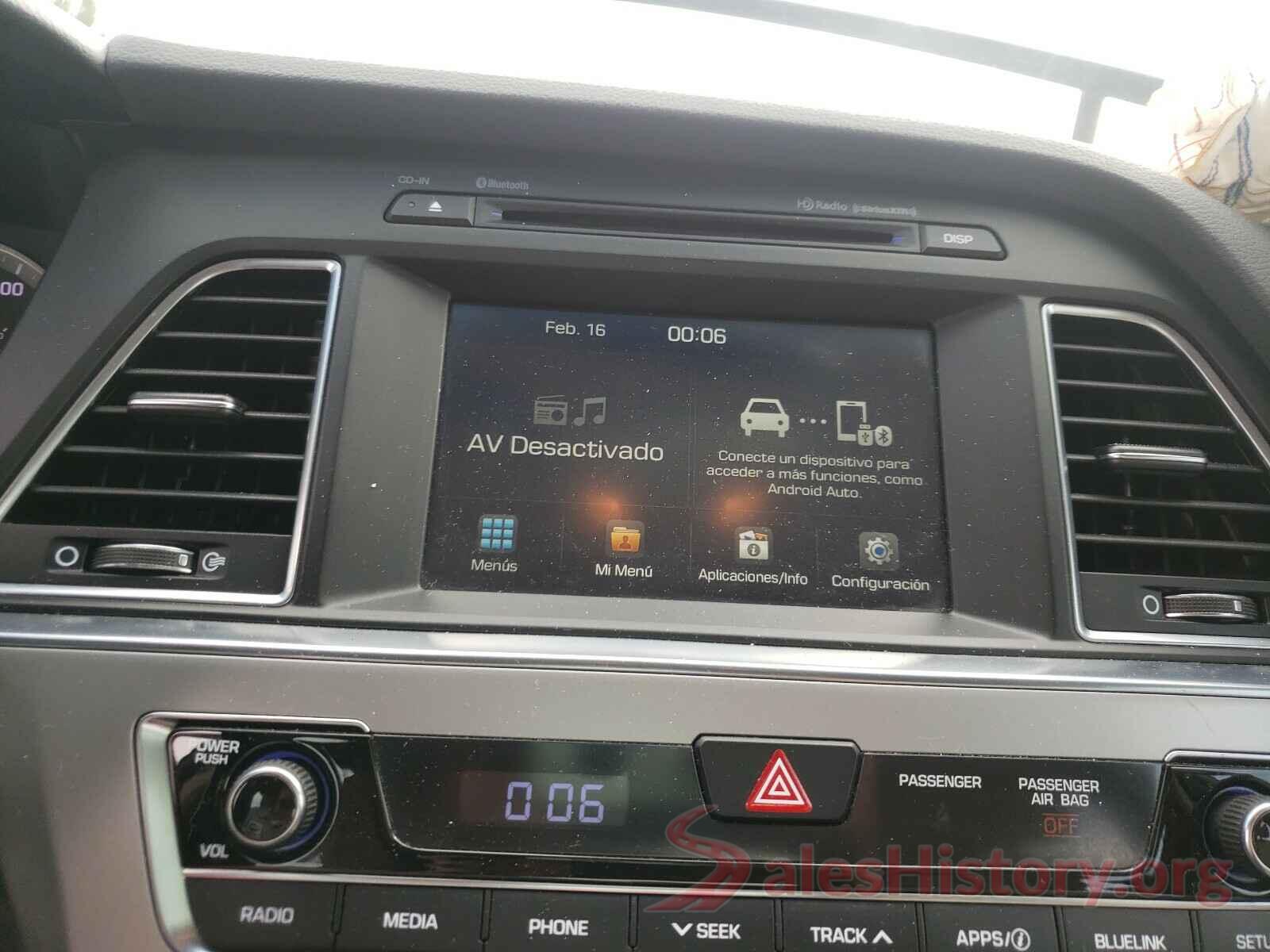 5NPE24AF8GH299728 2016 HYUNDAI SONATA