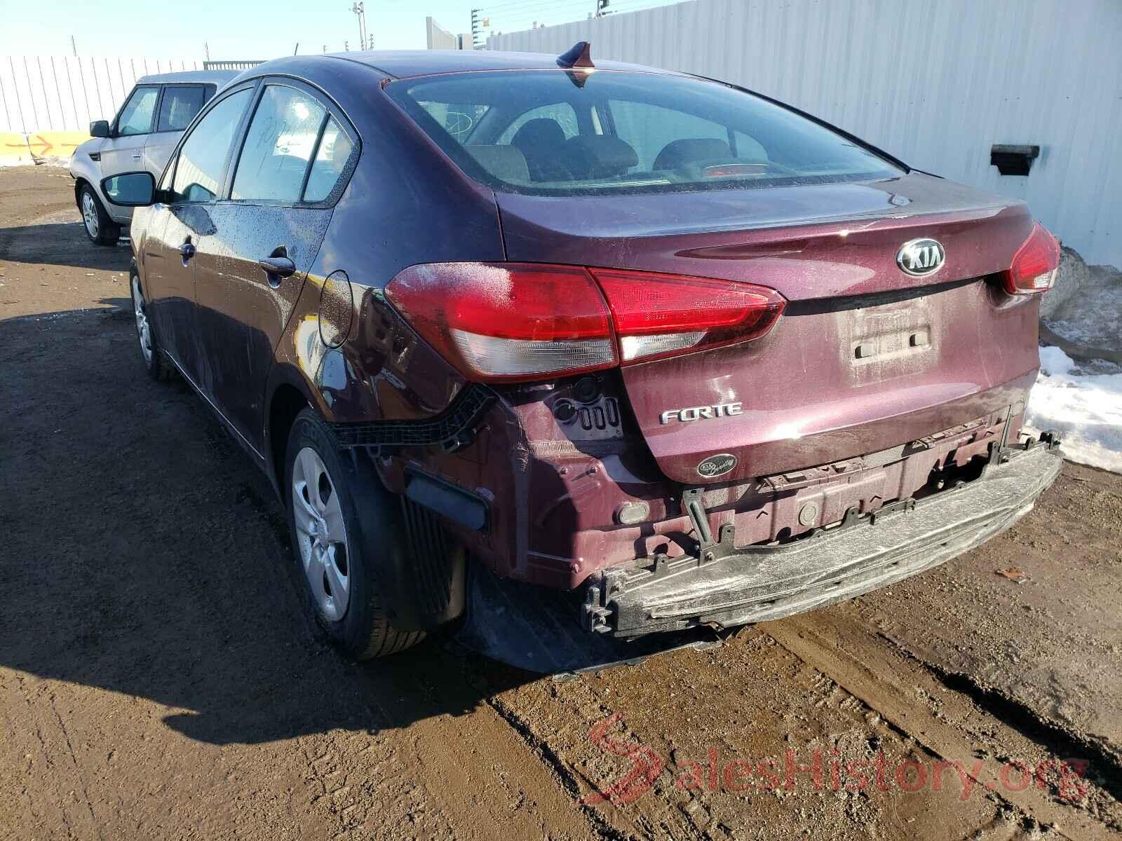 3KPFK4A75HE126171 2017 KIA FORTE