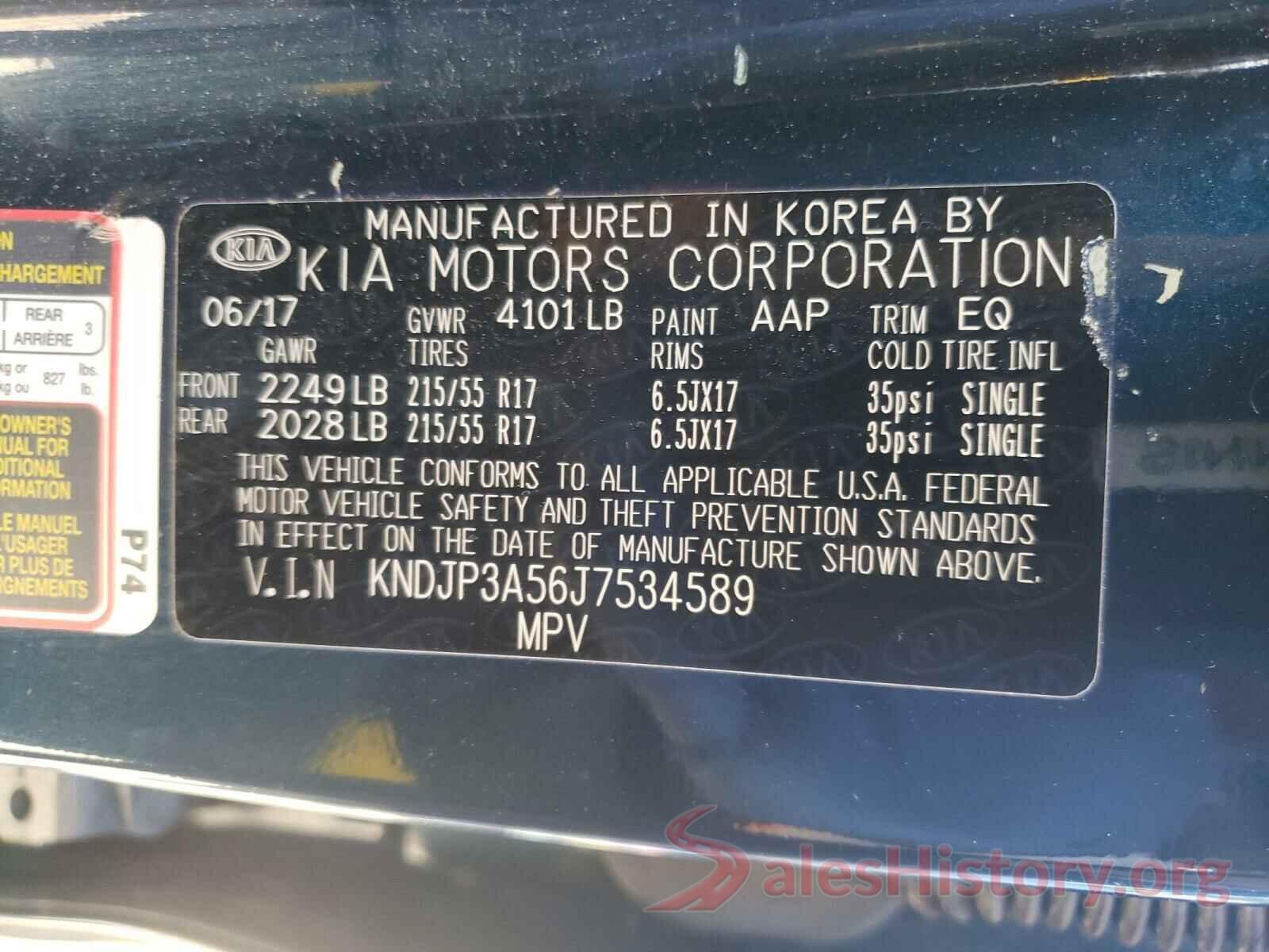 KNDJP3A56J7534589 2018 KIA SOUL