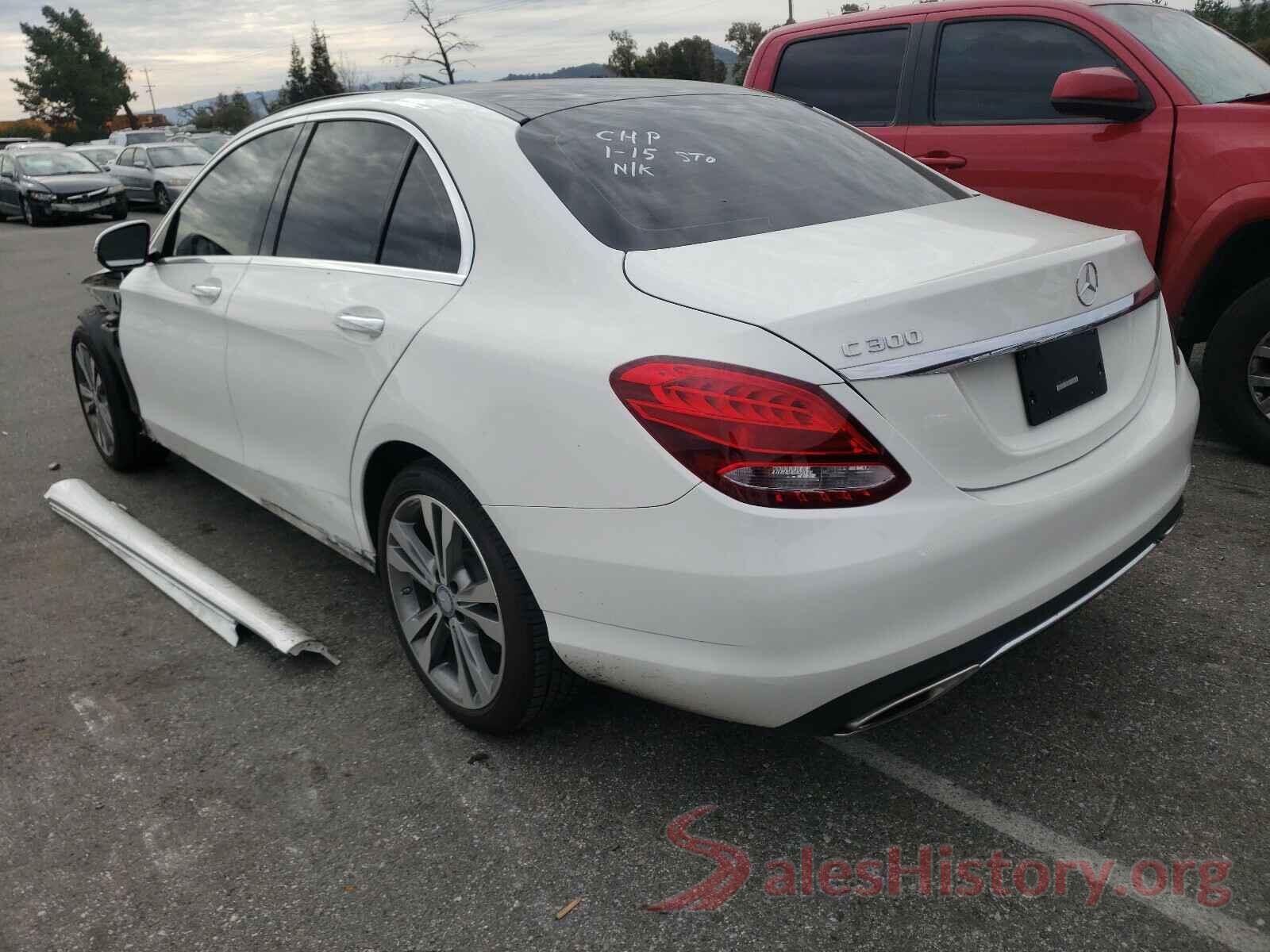 55SWF4JB8HU204430 2017 MERCEDES-BENZ C CLASS