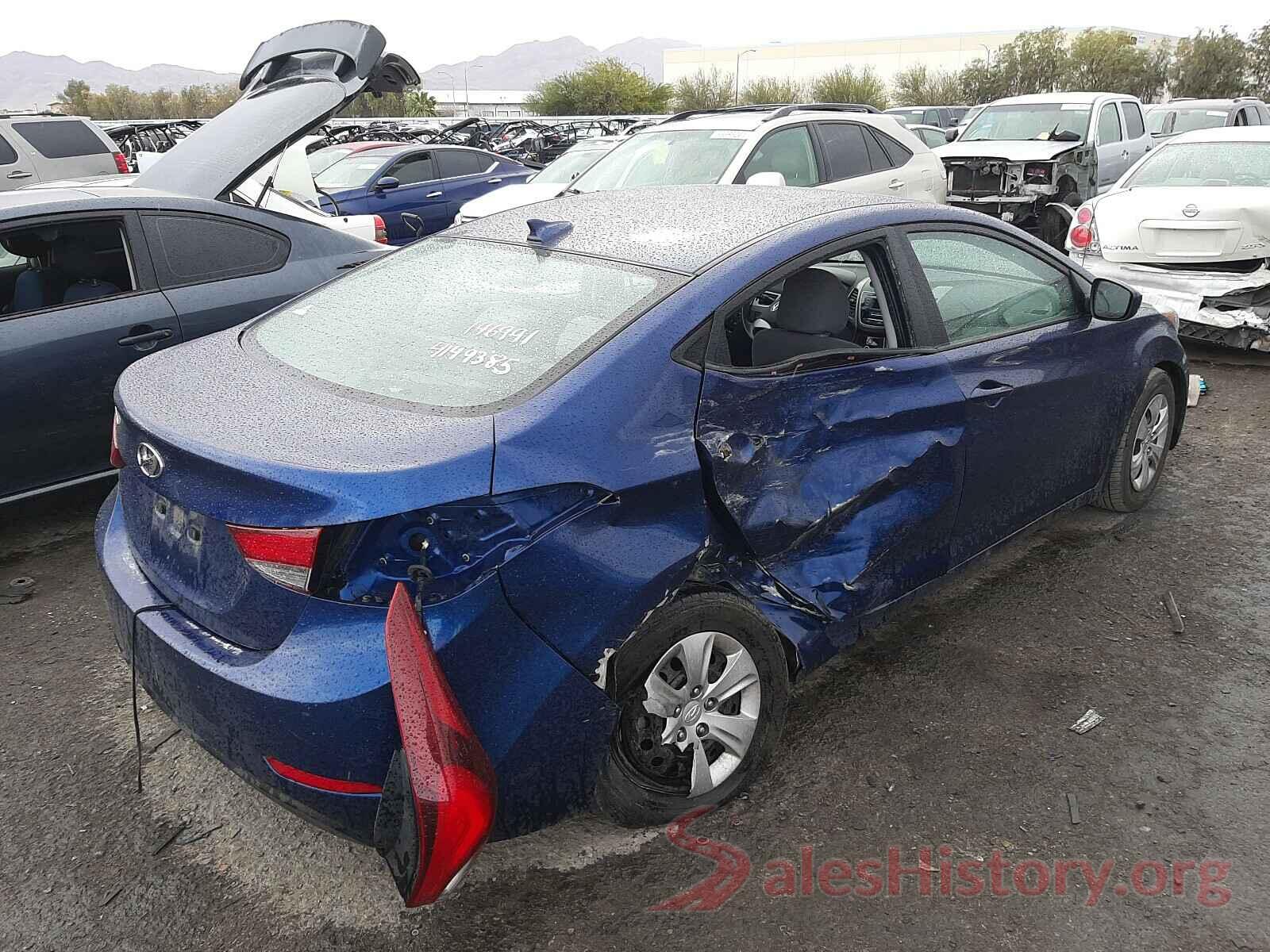 5NPDH4AE0GH757571 2016 HYUNDAI ELANTRA