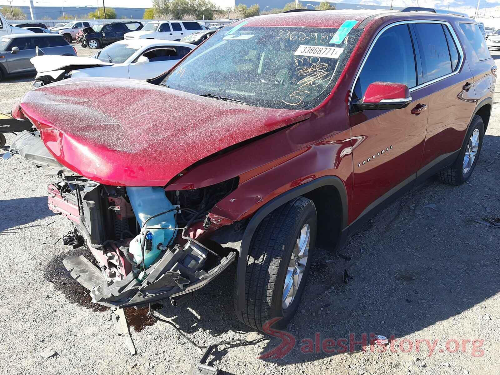 1GNERGKW7JJ214377 2018 CHEVROLET TRAVERSE