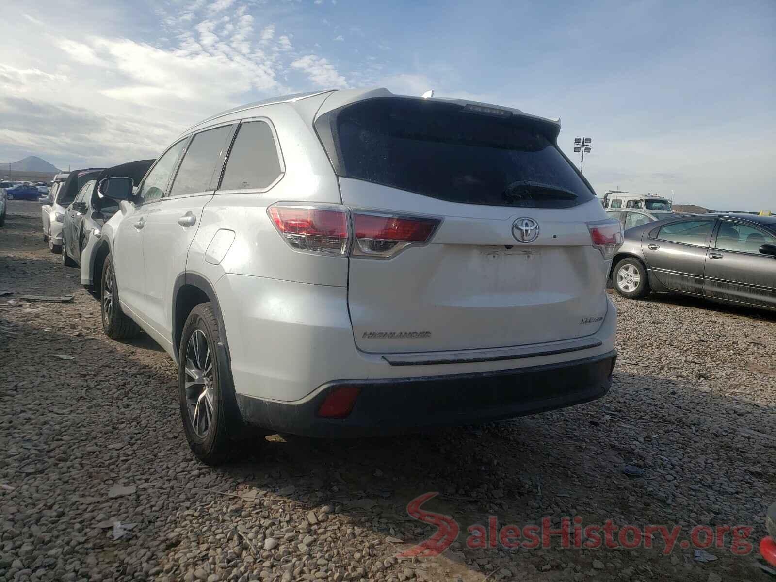 5TDJKRFH5GS232603 2016 TOYOTA HIGHLANDER