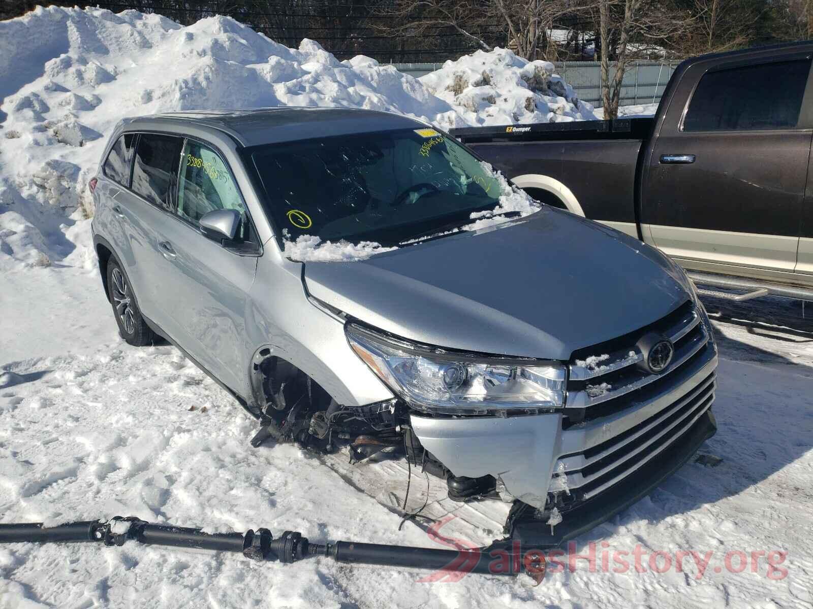 5TDBZRFH8KS972011 2019 TOYOTA HIGHLANDER