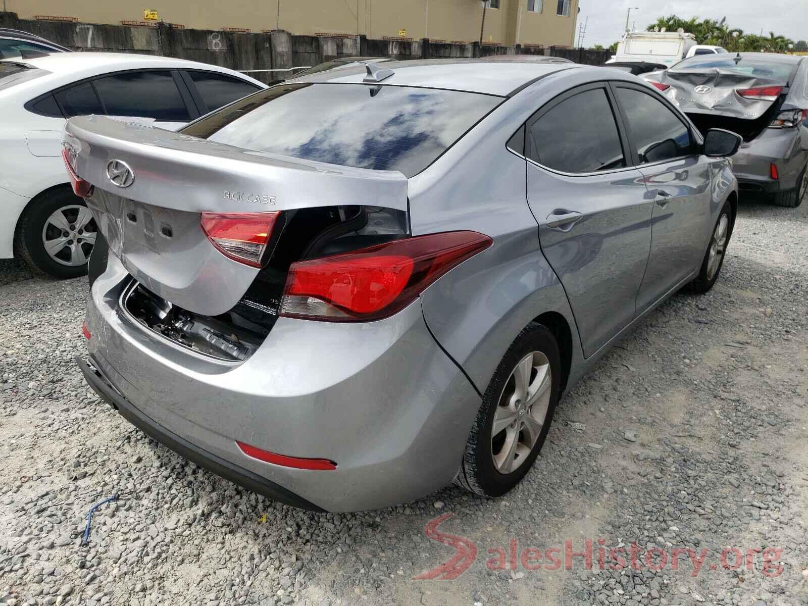 5NPDH4AE6GH779607 2016 HYUNDAI ELANTRA