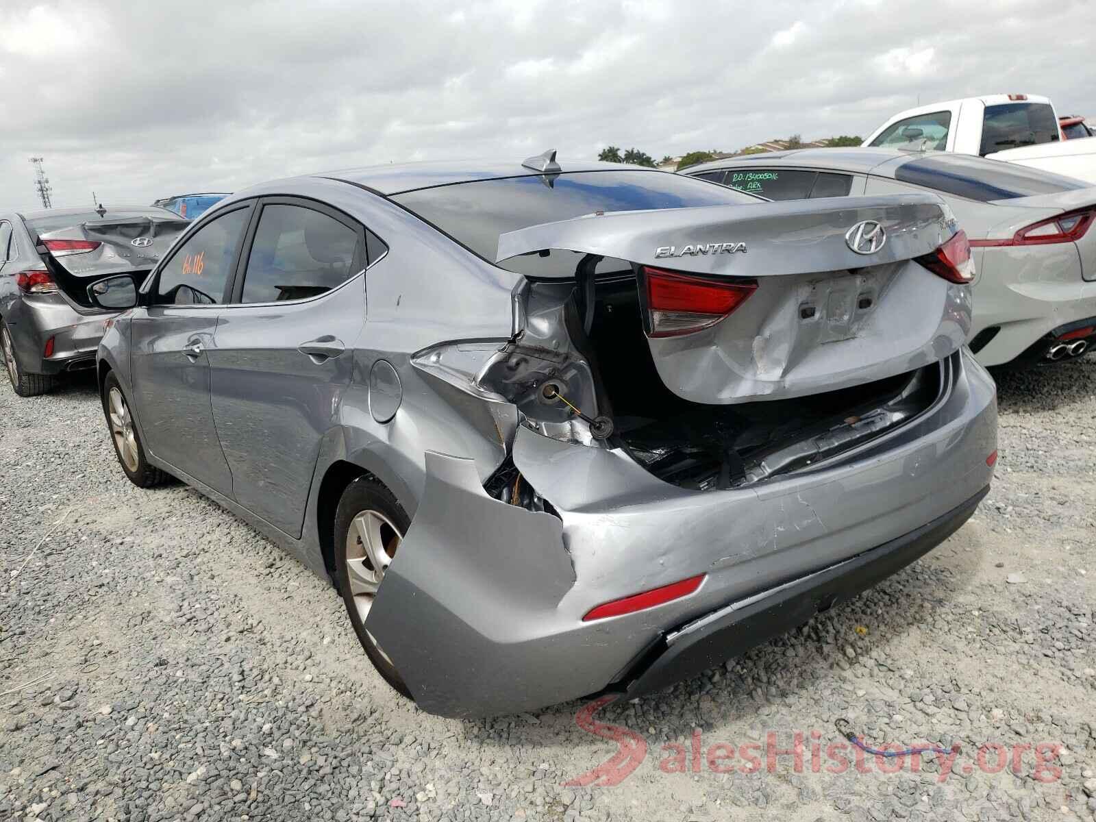 5NPDH4AE6GH779607 2016 HYUNDAI ELANTRA