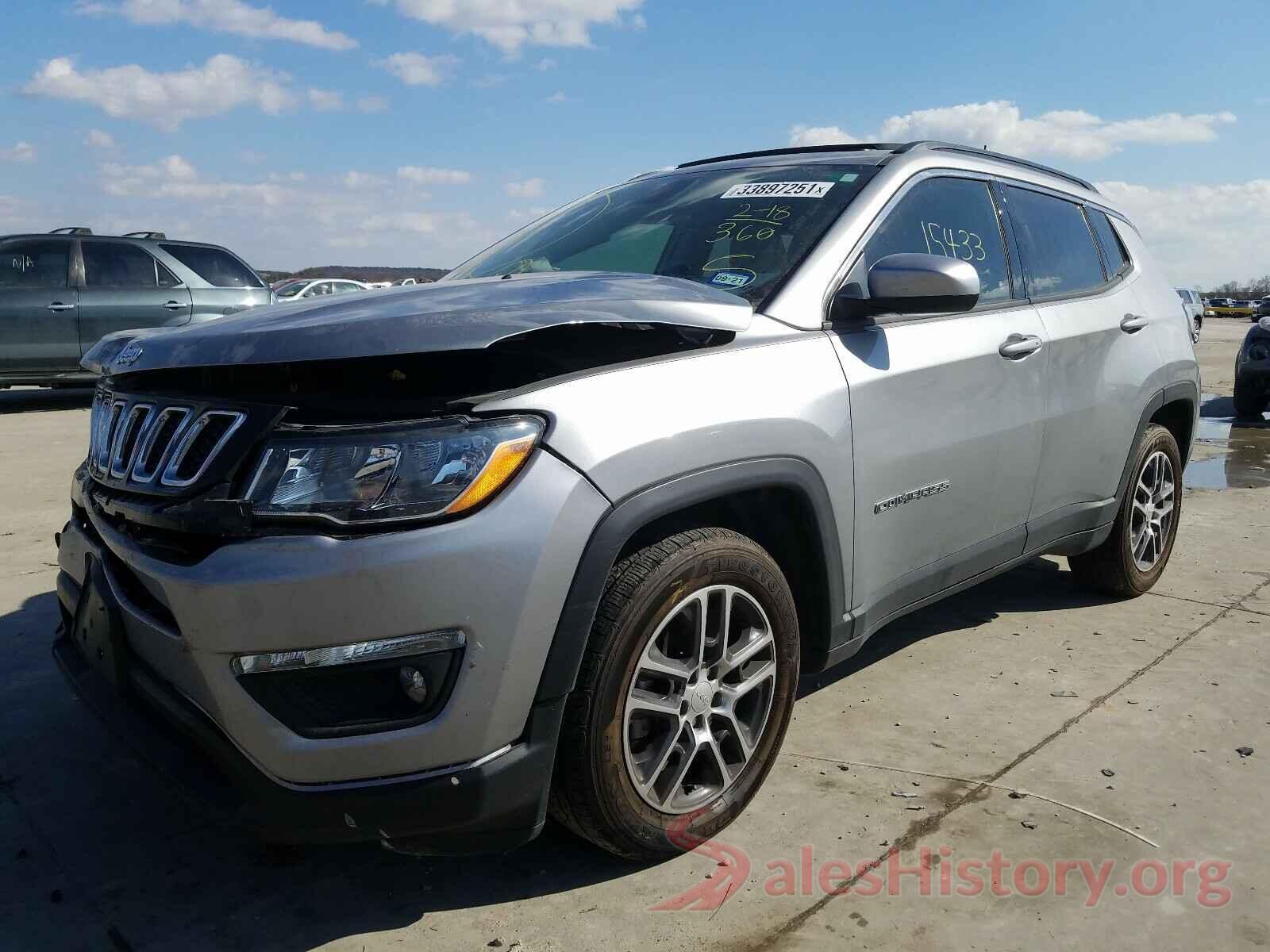 3C4NJCBB6KT743657 2019 JEEP COMPASS