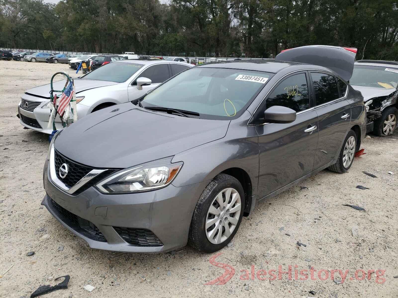 3N1AB7AP0KY411543 2019 NISSAN SENTRA