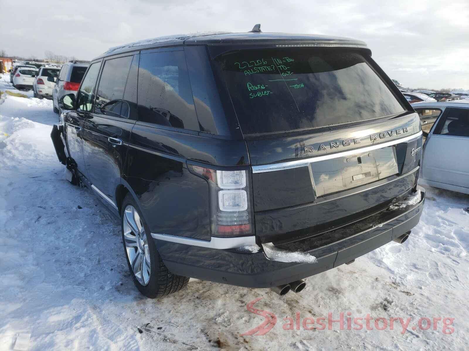 SALGW3EF2GA289228 2016 LAND ROVER RANGEROVER