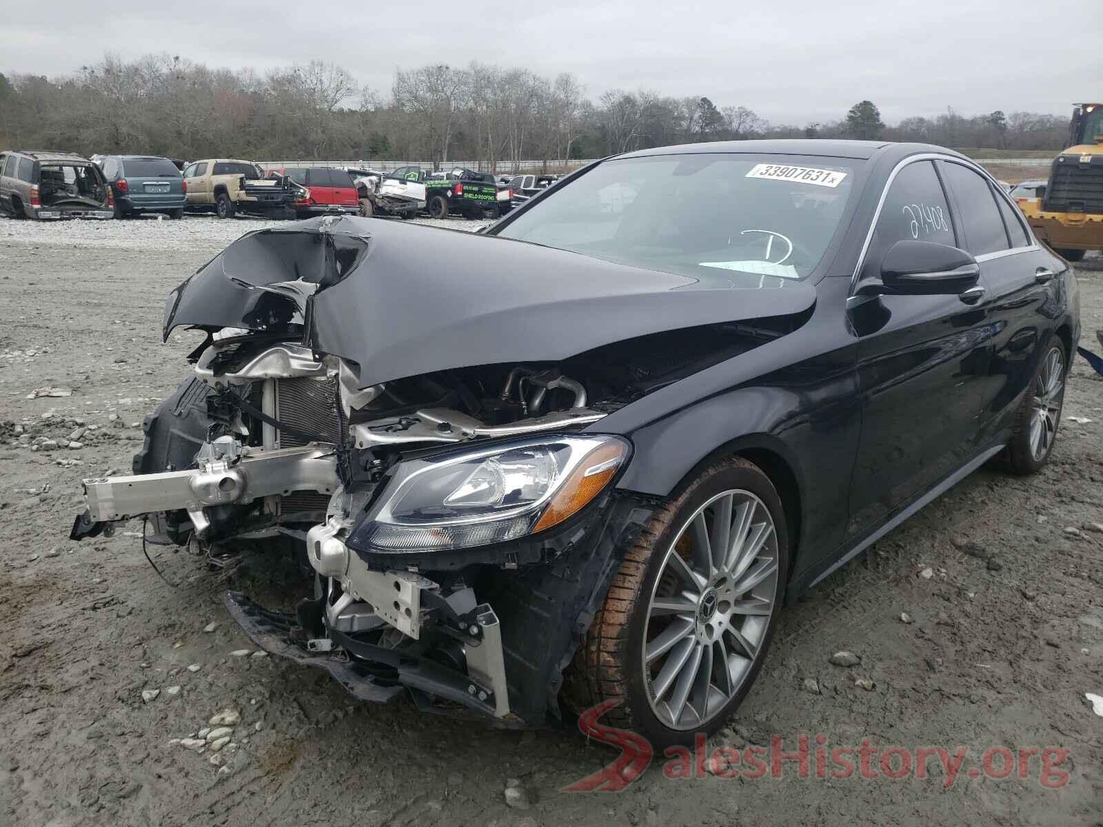 55SWF4JBXHU212724 2017 MERCEDES-BENZ C CLASS