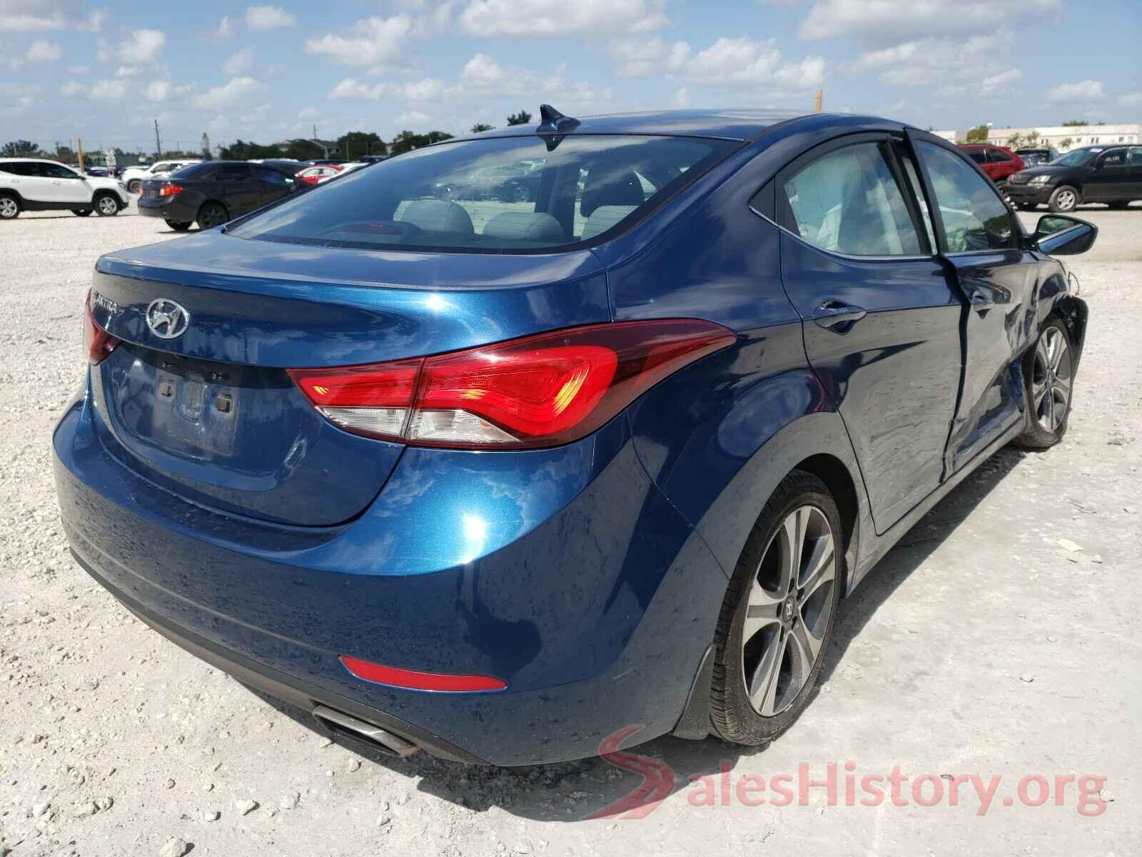 KMHDH4AH8GU481376 2016 HYUNDAI ELANTRA