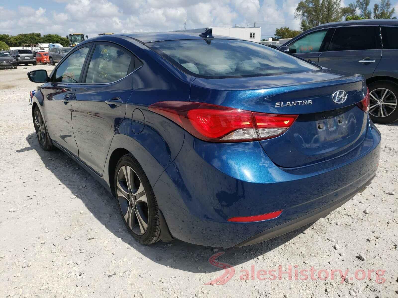 KMHDH4AH8GU481376 2016 HYUNDAI ELANTRA