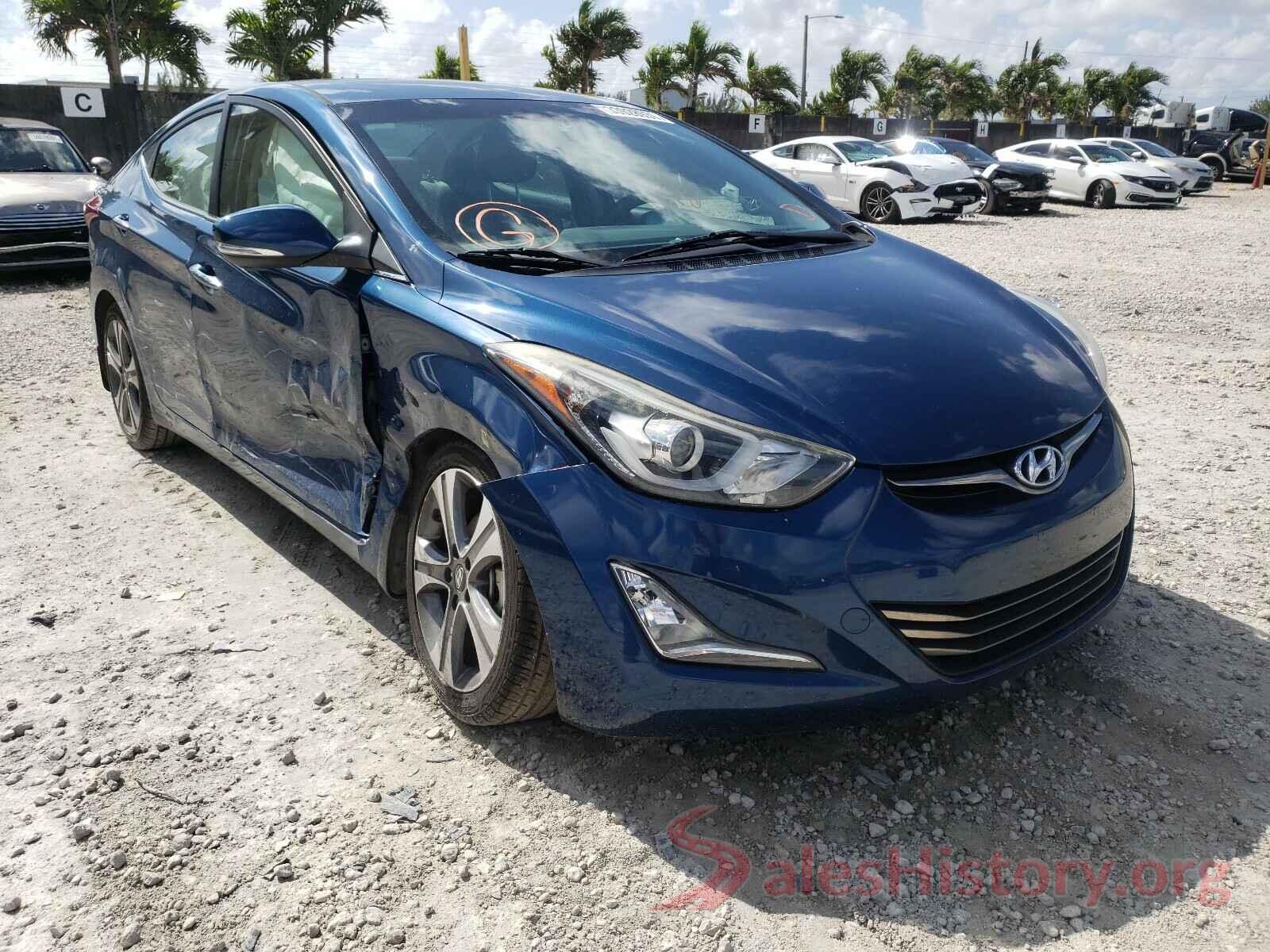 KMHDH4AH8GU481376 2016 HYUNDAI ELANTRA