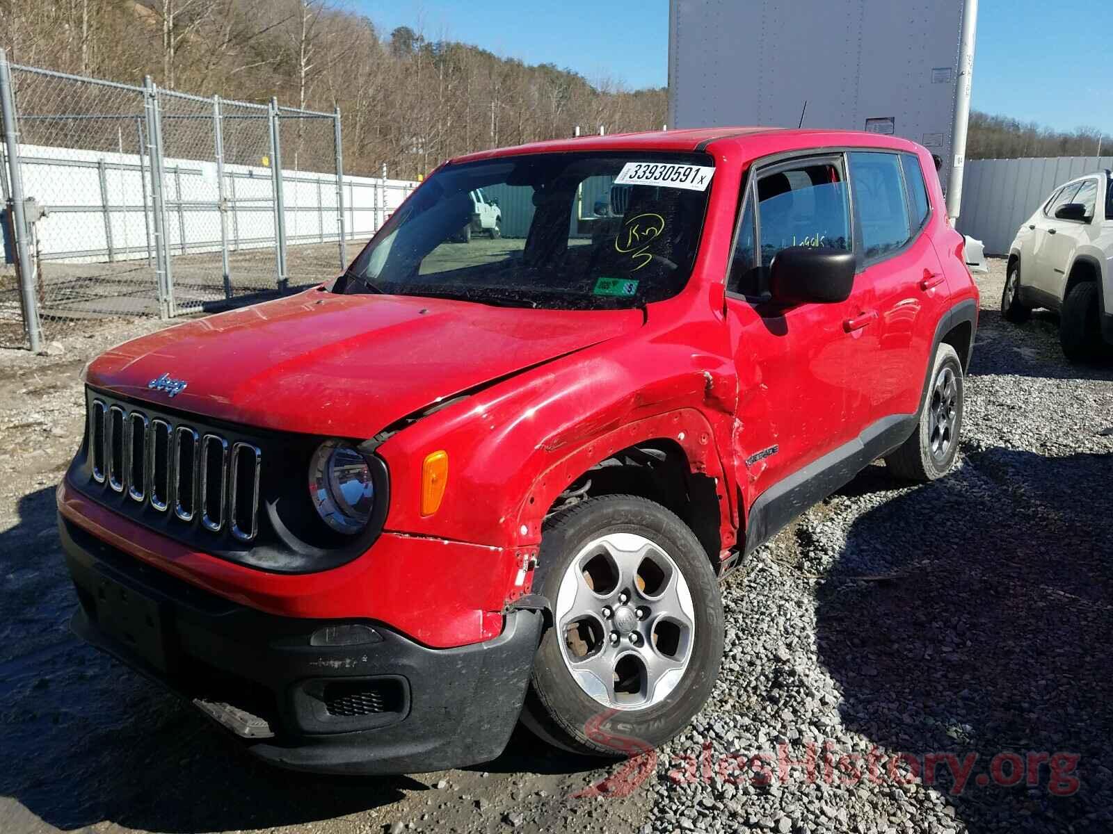 ZACCJBAT5GPD50453 2016 JEEP RENEGADE