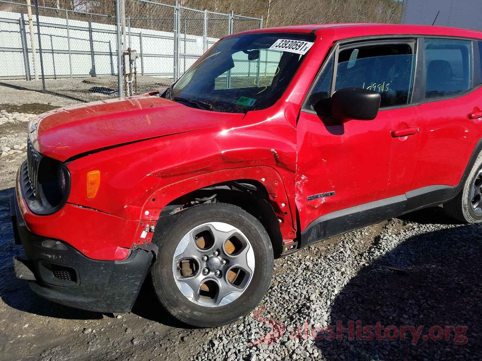 ZACCJBAT5GPD50453 2016 JEEP RENEGADE