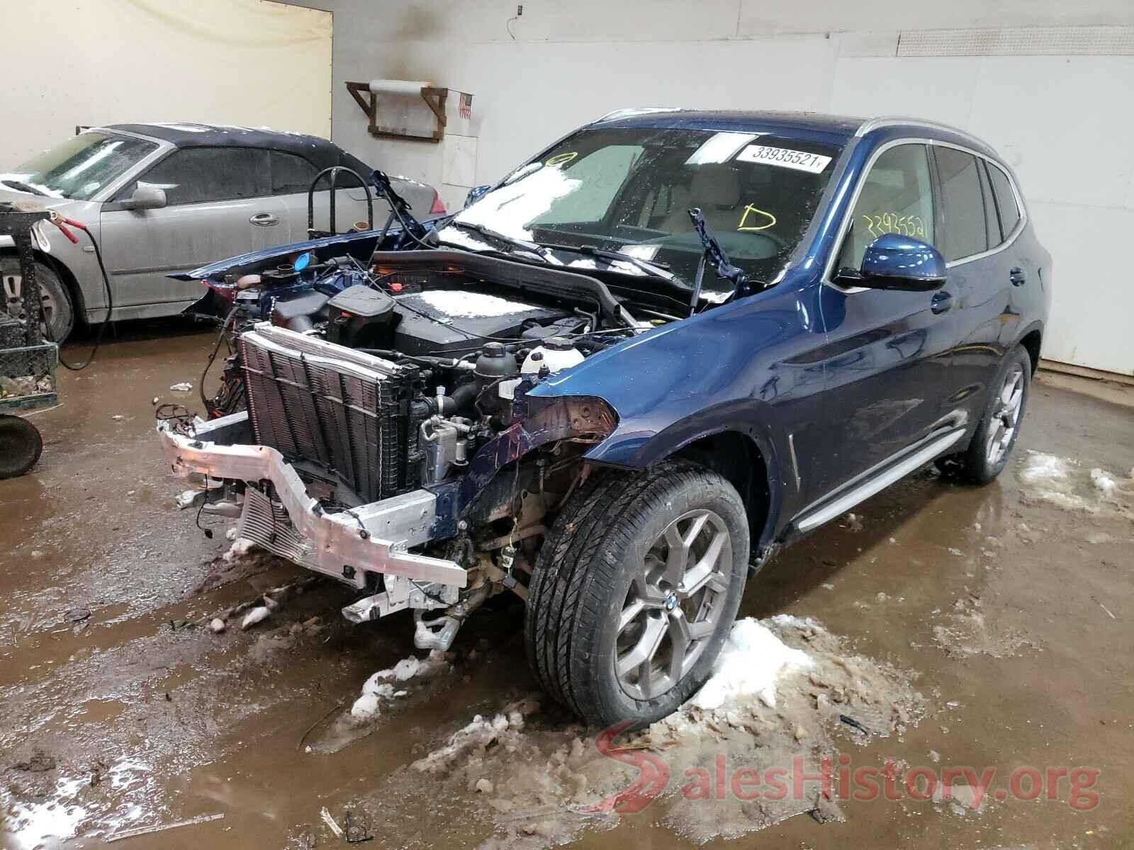 5UXTY5C05M9D84407 2021 BMW X3