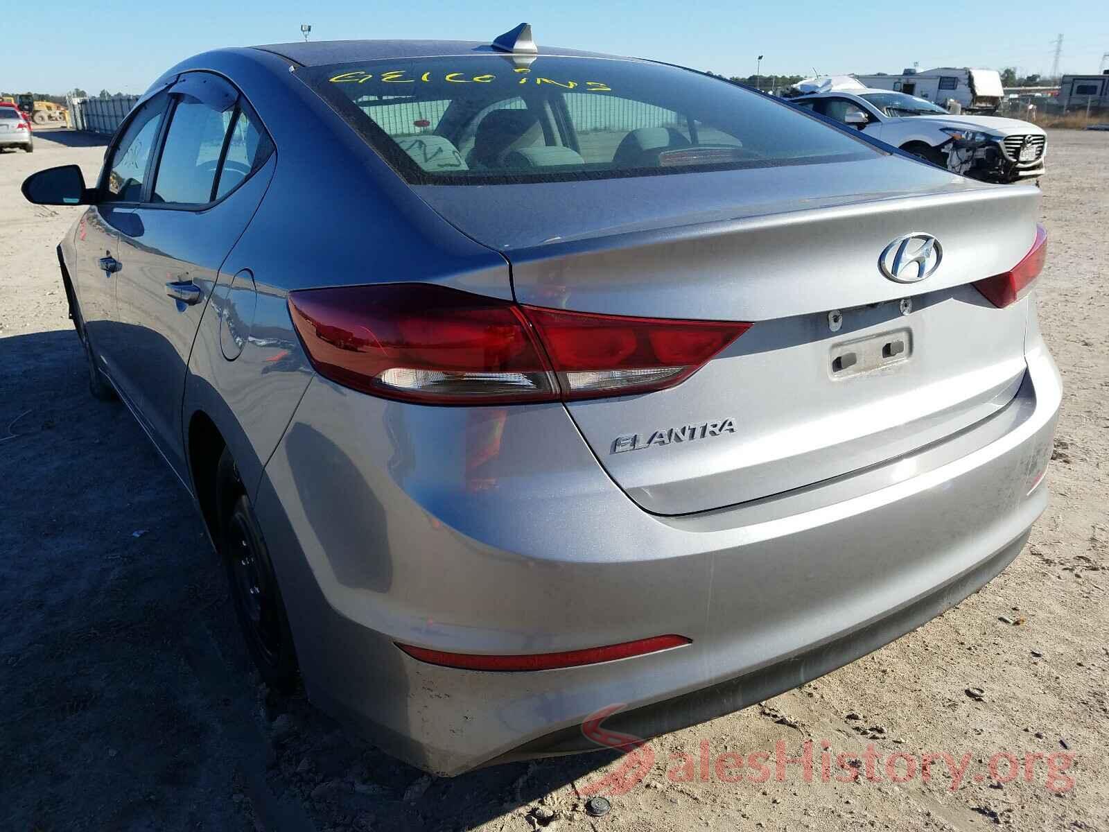 5NPD84LF5HH053406 2017 HYUNDAI ELANTRA