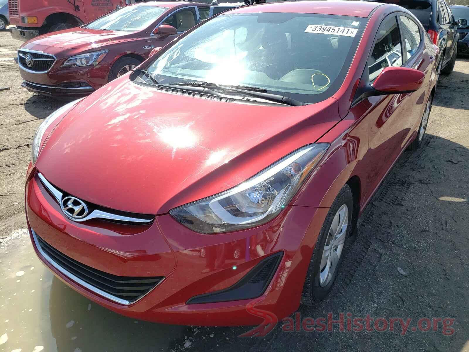 KMHDH4AE1GU643354 2016 HYUNDAI ELANTRA