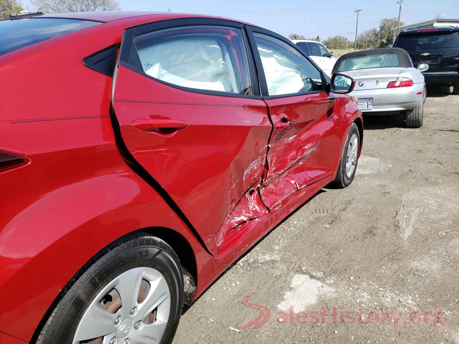 KMHDH4AE1GU643354 2016 HYUNDAI ELANTRA