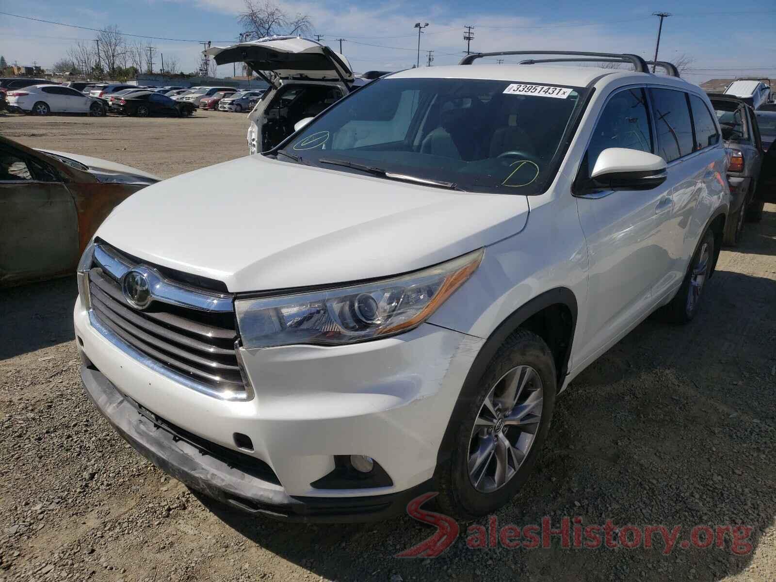 5TDBKRFH6GS328678 2016 TOYOTA HIGHLANDER