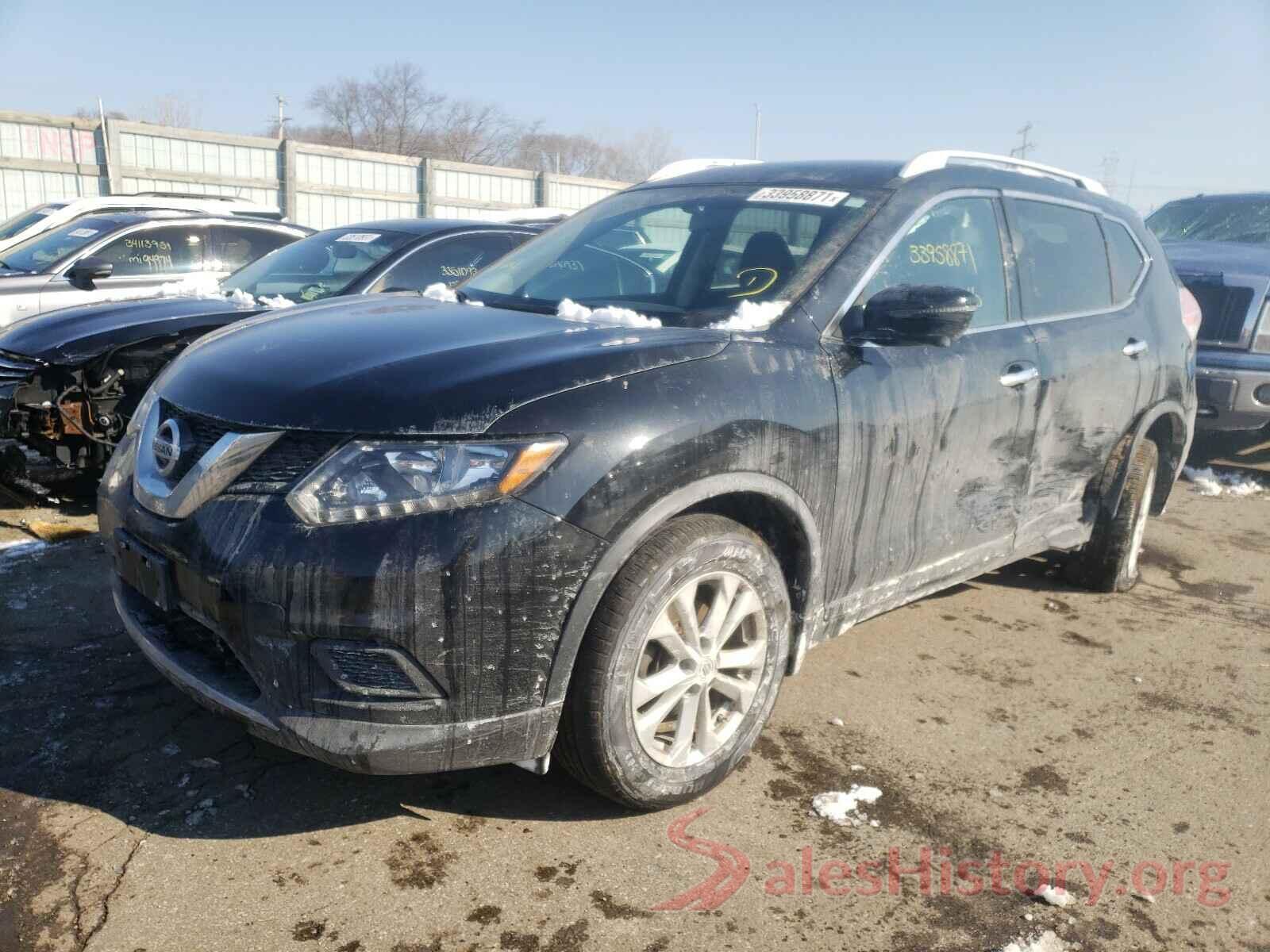 KNMAT2MVXGP654504 2016 NISSAN ROGUE