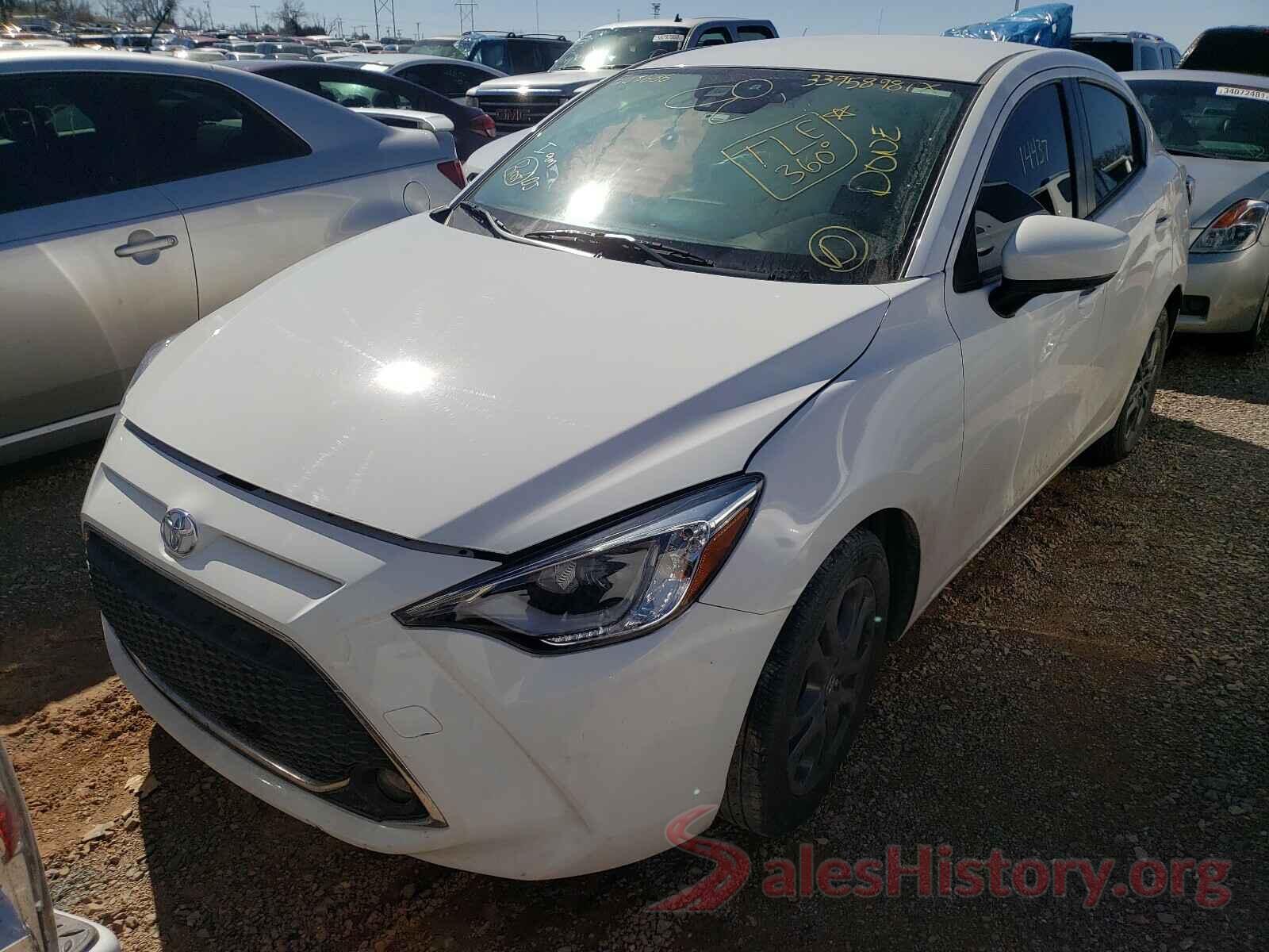 3MYDLBYV0KY503686 2019 TOYOTA YARIS