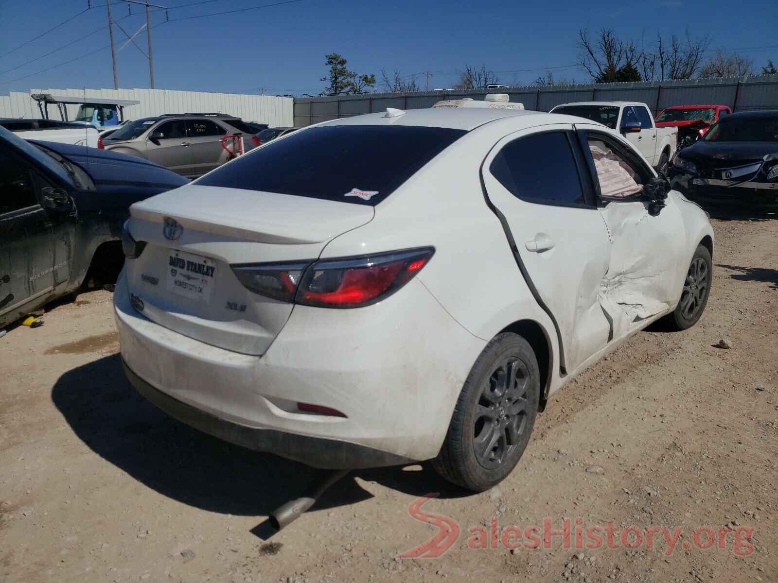 3MYDLBYV0KY503686 2019 TOYOTA YARIS