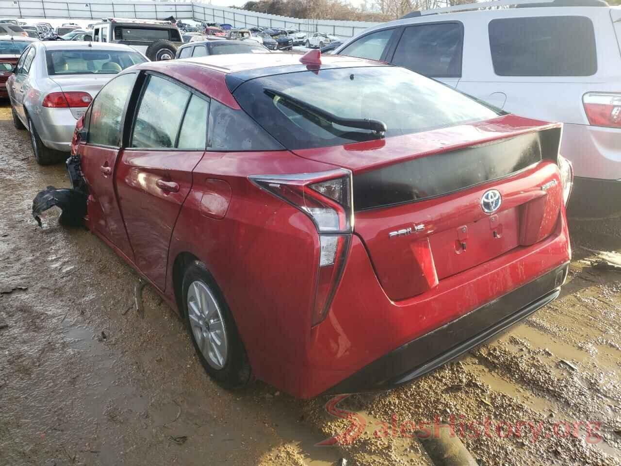 JTDKBRFU2H3547282 2017 TOYOTA PRIUS