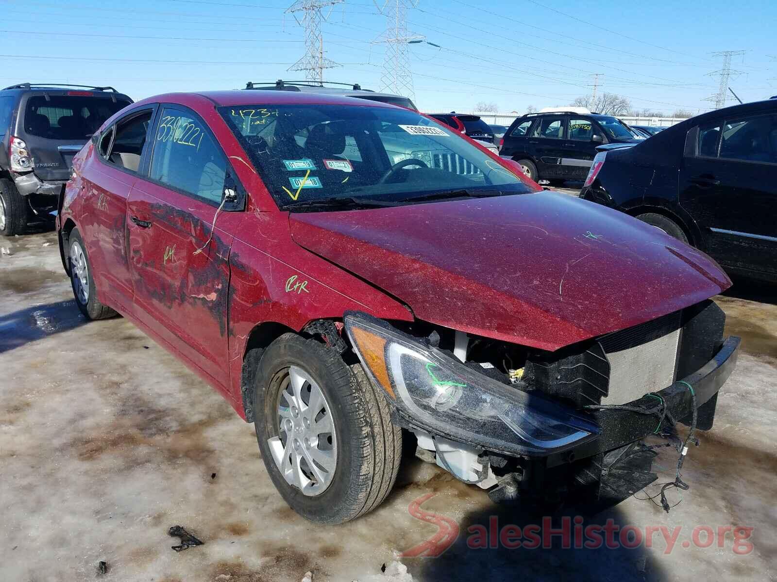 KMHD74LF7HU406877 2017 HYUNDAI ELANTRA