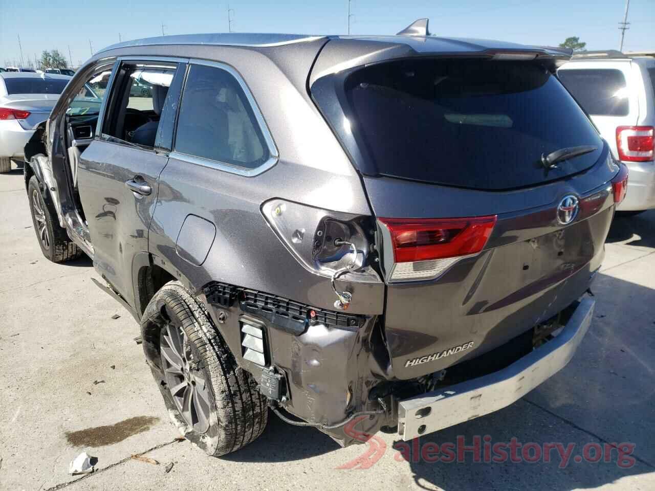 5TDJZRFH7KS945152 2019 TOYOTA HIGHLANDER