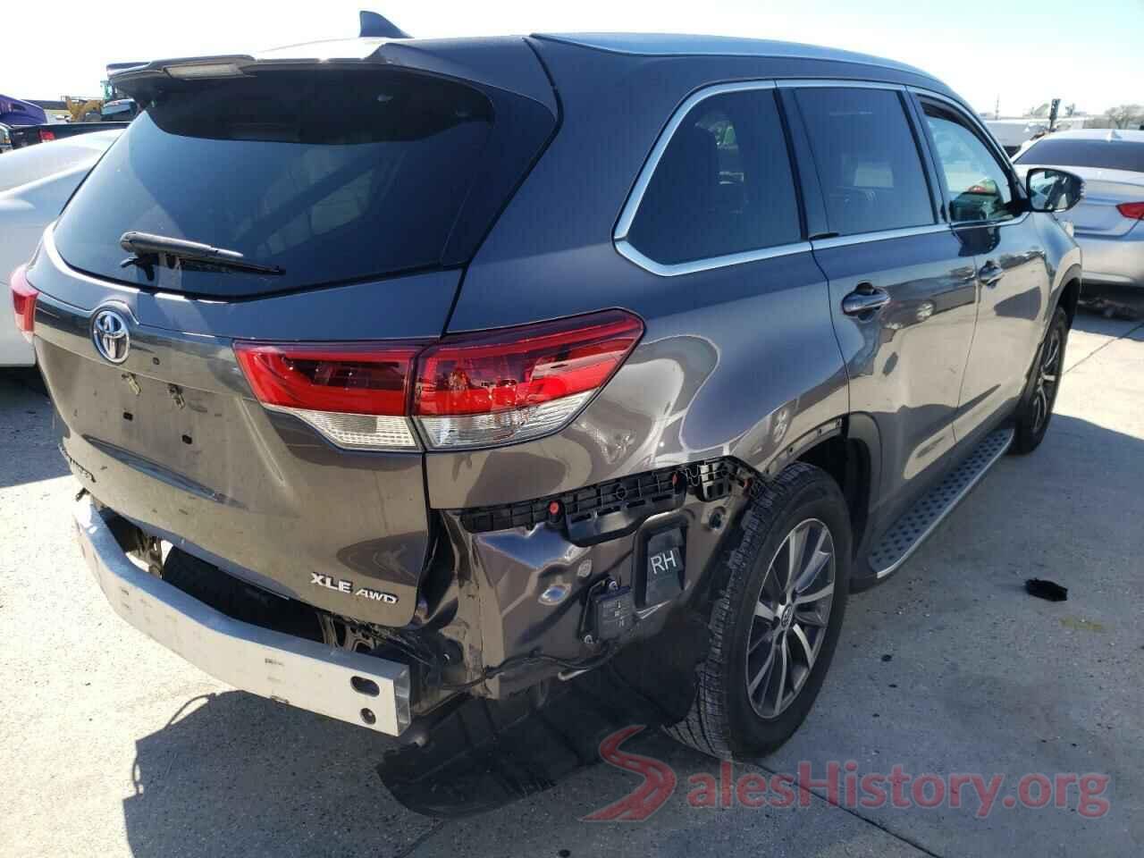 5TDJZRFH7KS945152 2019 TOYOTA HIGHLANDER