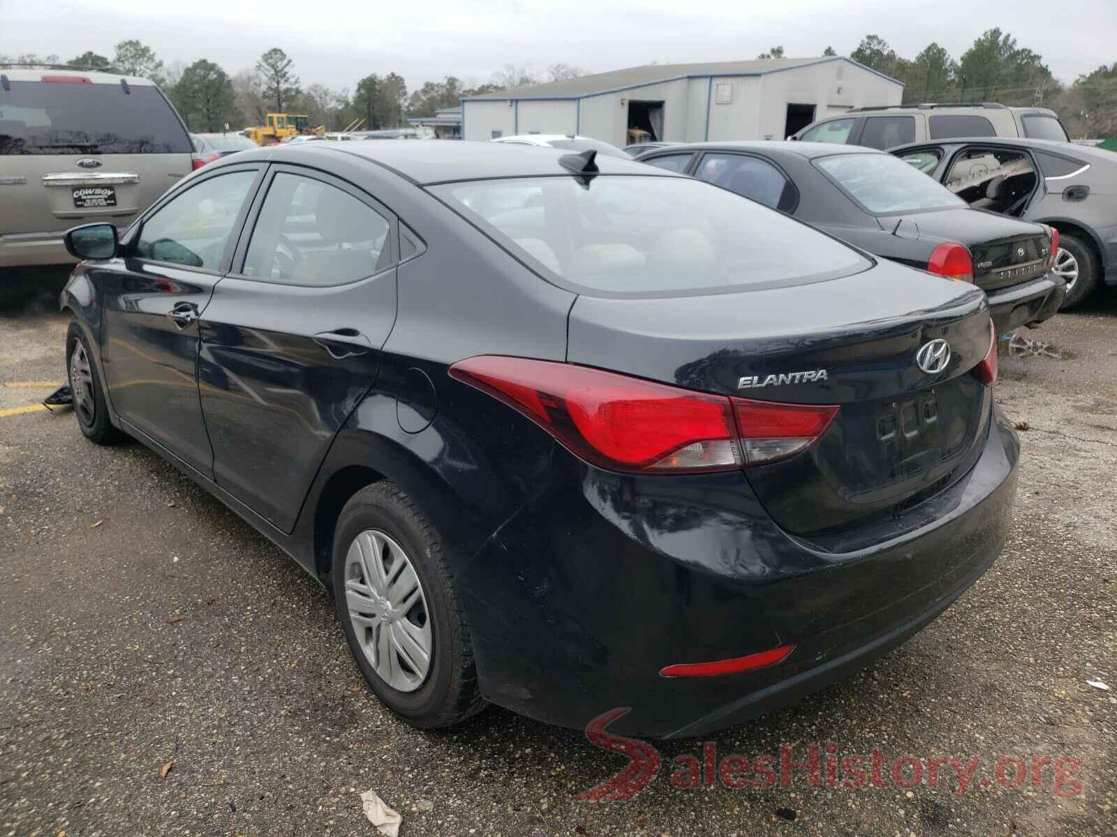 5NPDH4AE4GH781811 2016 HYUNDAI ELANTRA