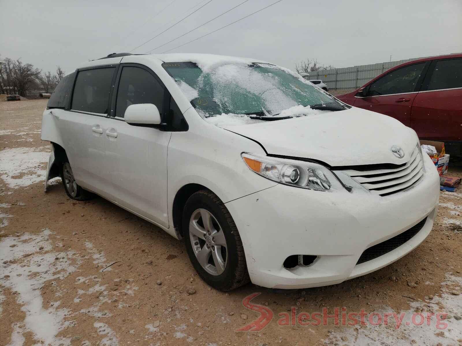 5TDKZ3DC0HS803338 2017 TOYOTA SIENNA