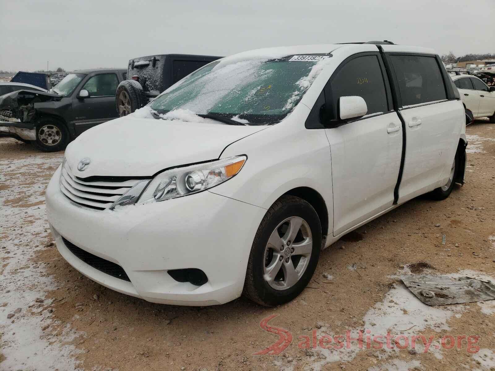 5TDKZ3DC0HS803338 2017 TOYOTA SIENNA