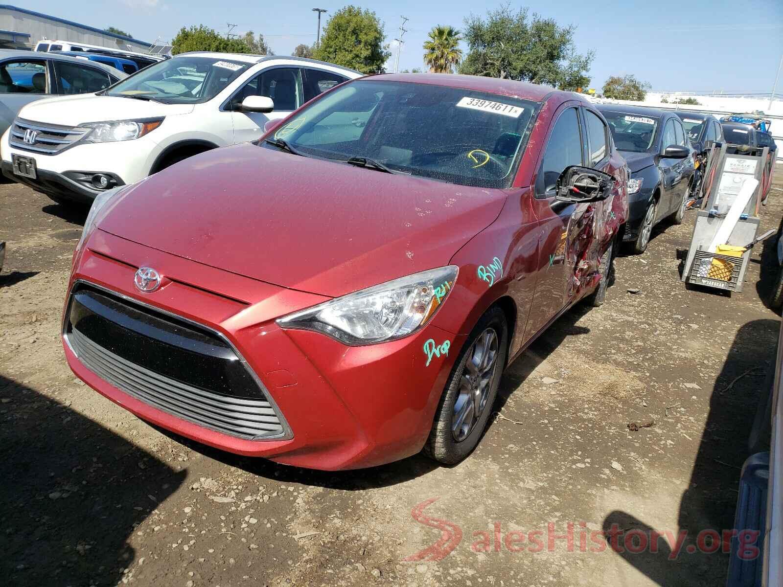 3MYDLBYVXHY190252 2017 TOYOTA YARIS